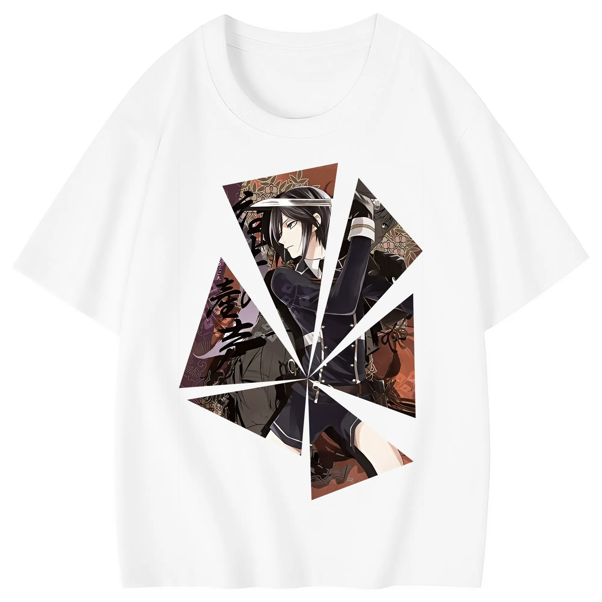 刀剣乱舞 グッズ,薬研藤四郎 - 綿100％ キッズTシャツ ・ フロントプリント ・ 快適 通気性 ・ スポーツ カジュアル 散歩用