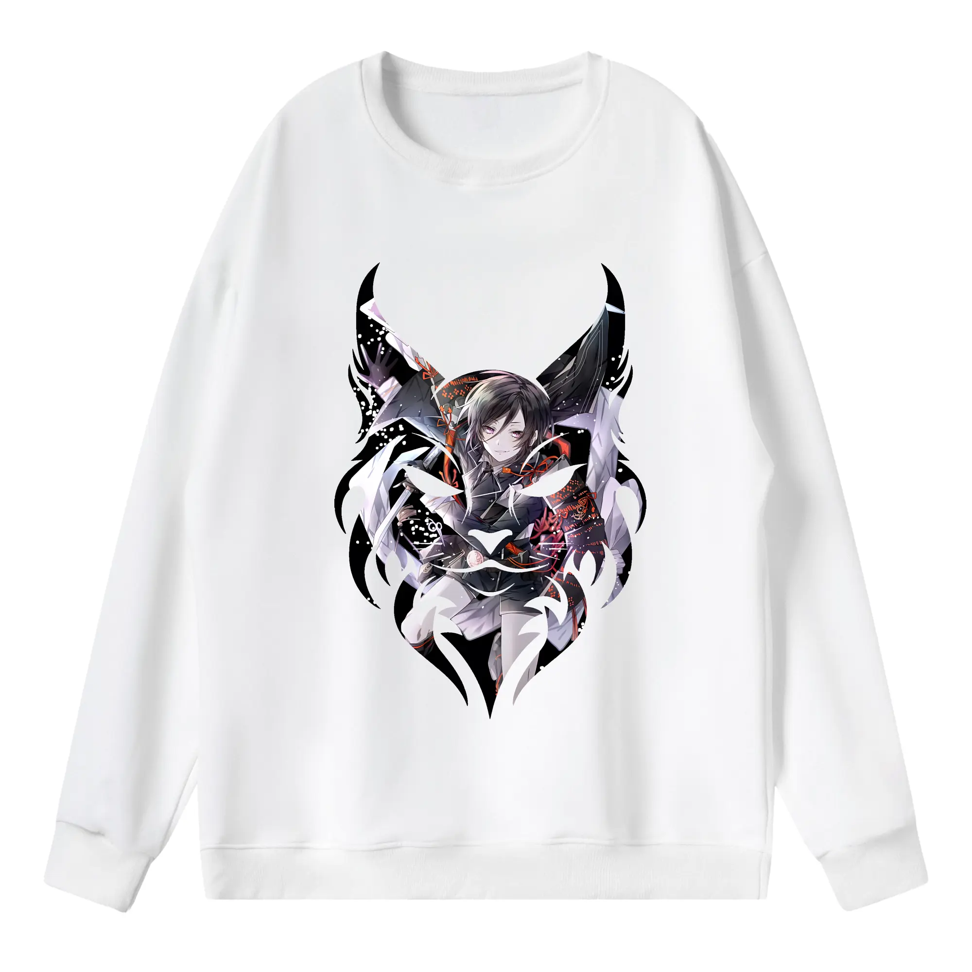 刀剣乱舞 グッズ,薬研藤四郎 - 薄手 クルーネック スウェット 裏毛260g · ポリエステル 春秋向け カジュアル 男女兼用 · トレーナー デイリー スポーツ 散歩に最適