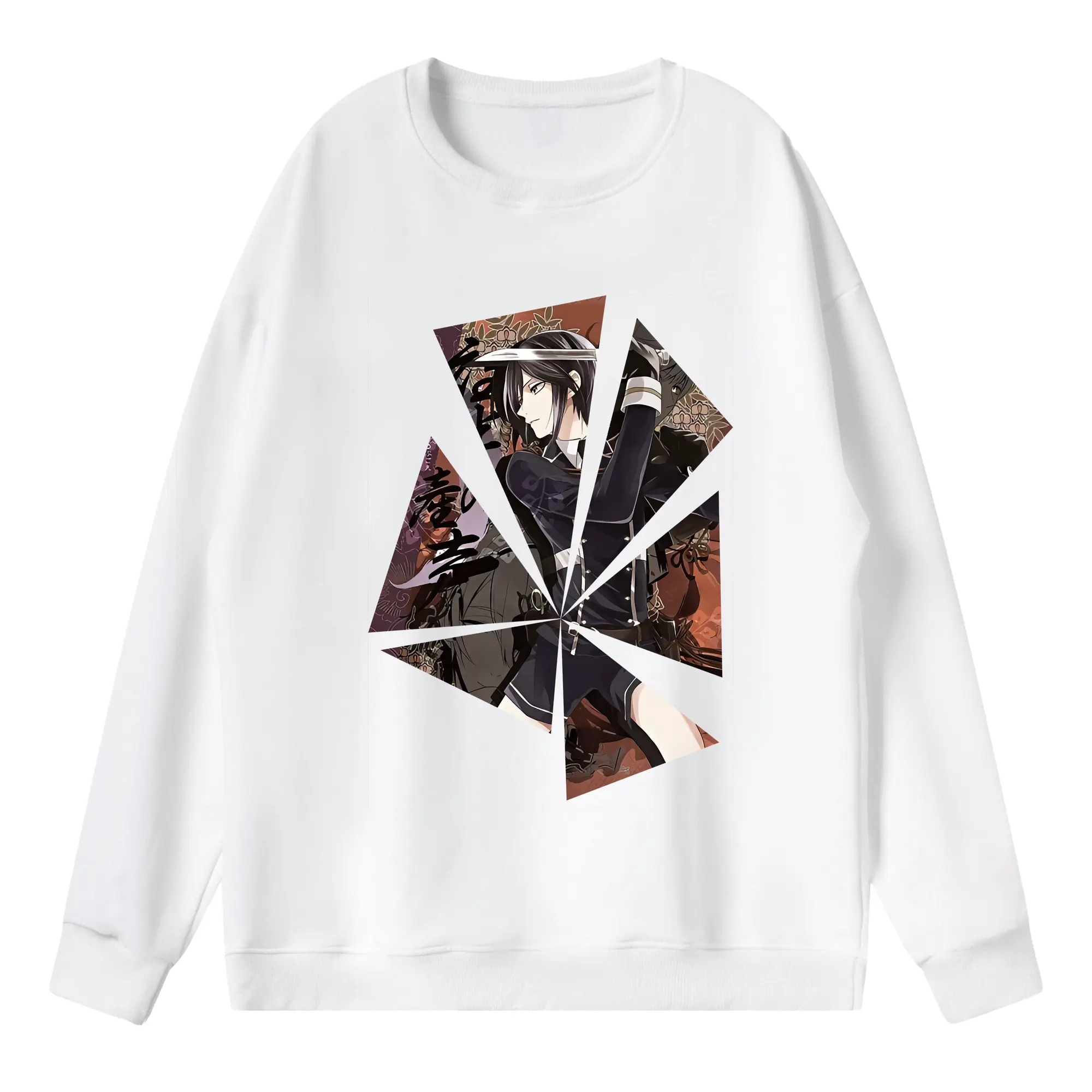 刀剣乱舞 グッズ,薬研藤四郎 - 薄手 クルーネック スウェット 裏毛260g · ポリエステル 春秋向け カジュアル 男女兼用 · トレーナー デイリー スポーツ 散歩に最適