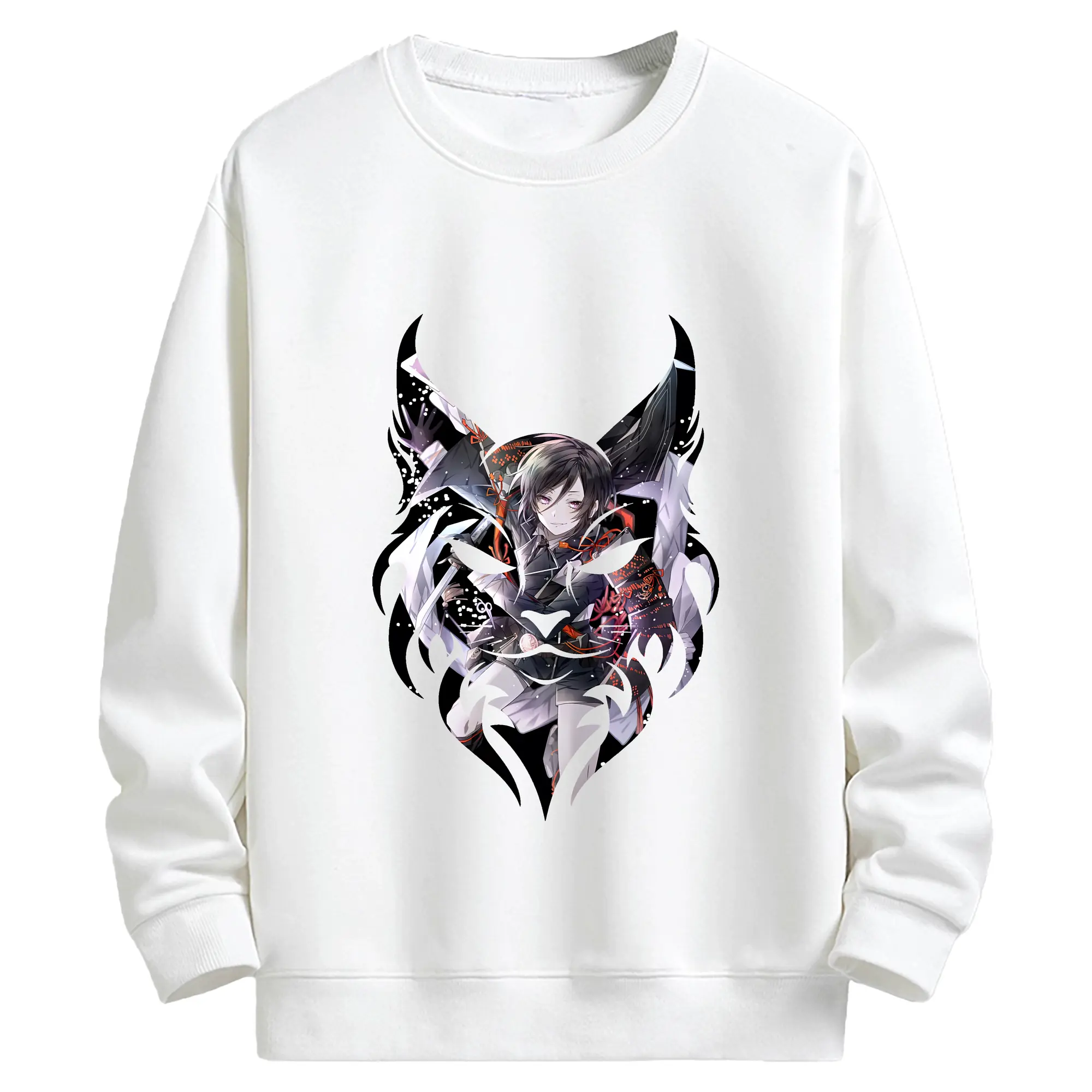 刀剣乱舞 グッズ,薬研藤四郎 - キッズ クルーネックスウェットシャツ ・ フロントプリント ・ 綿80％ ポリエステル20％ ・ 快適 通学 スポーツ 日常使い お散歩用