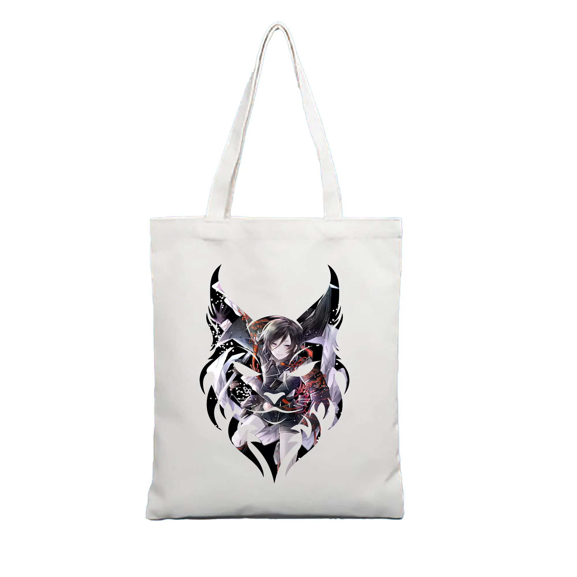 刀剣乱舞 グッズ,薬研藤四郎 - 縦型キャンバス手提げバッグ（トートバッグ） ・ キャンバス素材 ・ ショッピング用 ・ 軽量 丈夫 お手入れ簡単