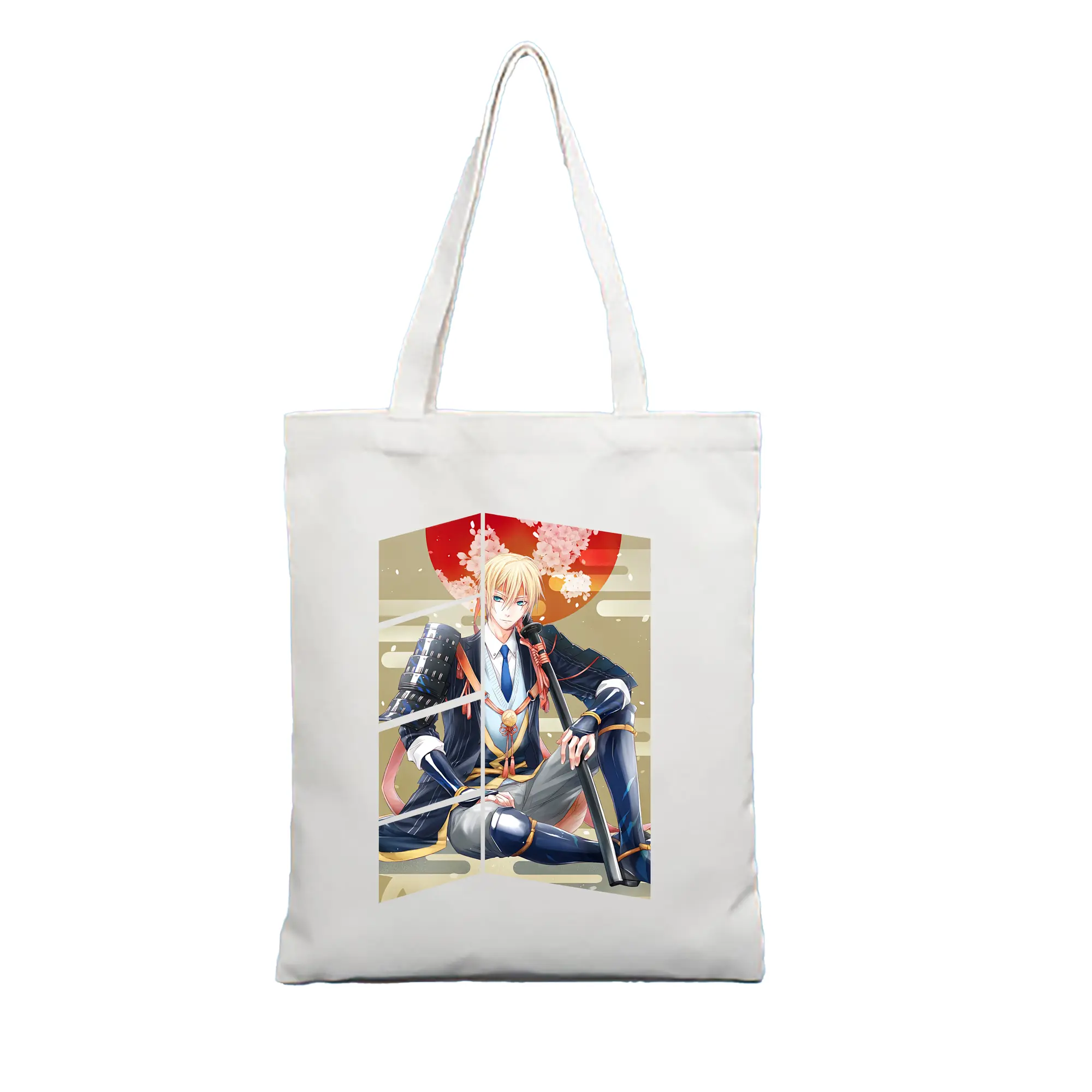 刀剣乱舞 グッズ,山姥切国広 - 縦型キャンバス手提げバッグ（トートバッグ） ・ キャンバス素材 ・ ショッピング用 ・ 軽量 丈夫 お手入れ簡単