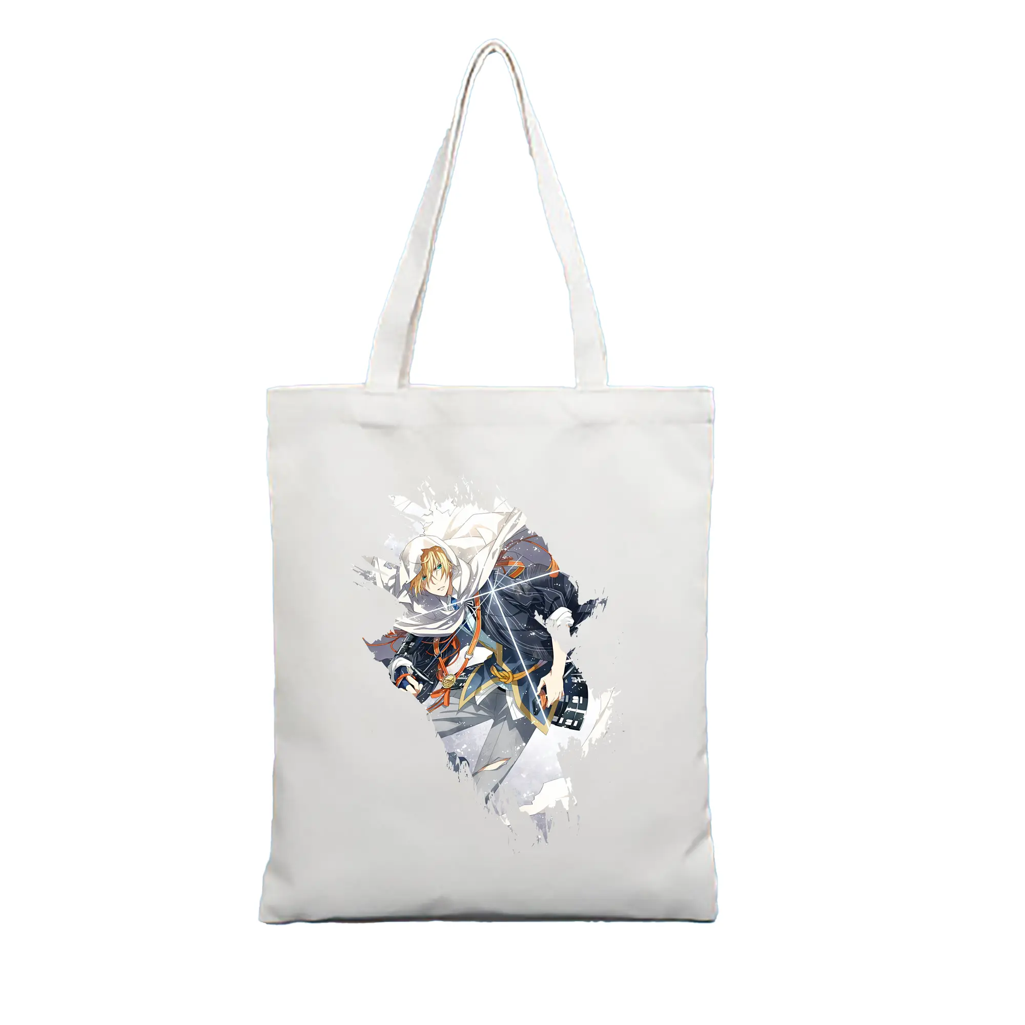 刀剣乱舞 グッズ,山姥切国広 - 縦型キャンバス手提げバッグ（トートバッグ） ・ キャンバス素材 ・ ショッピング用 ・ 軽量 丈夫 お手入れ簡単