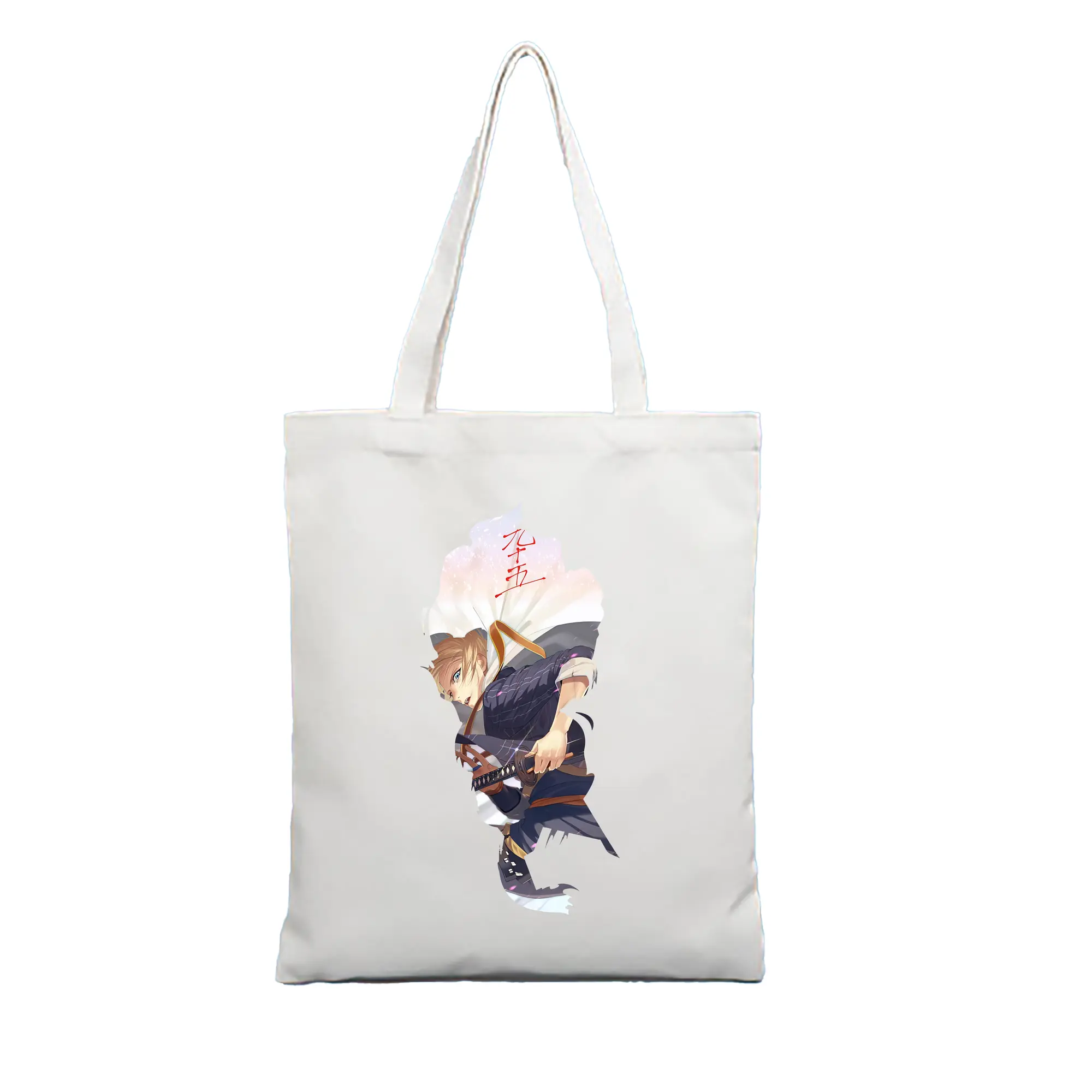刀剣乱舞 グッズ,山姥切国広 - 縦型キャンバス手提げバッグ（トートバッグ） ・ キャンバス素材 ・ ショッピング用 ・ 軽量 丈夫 お手入れ簡単