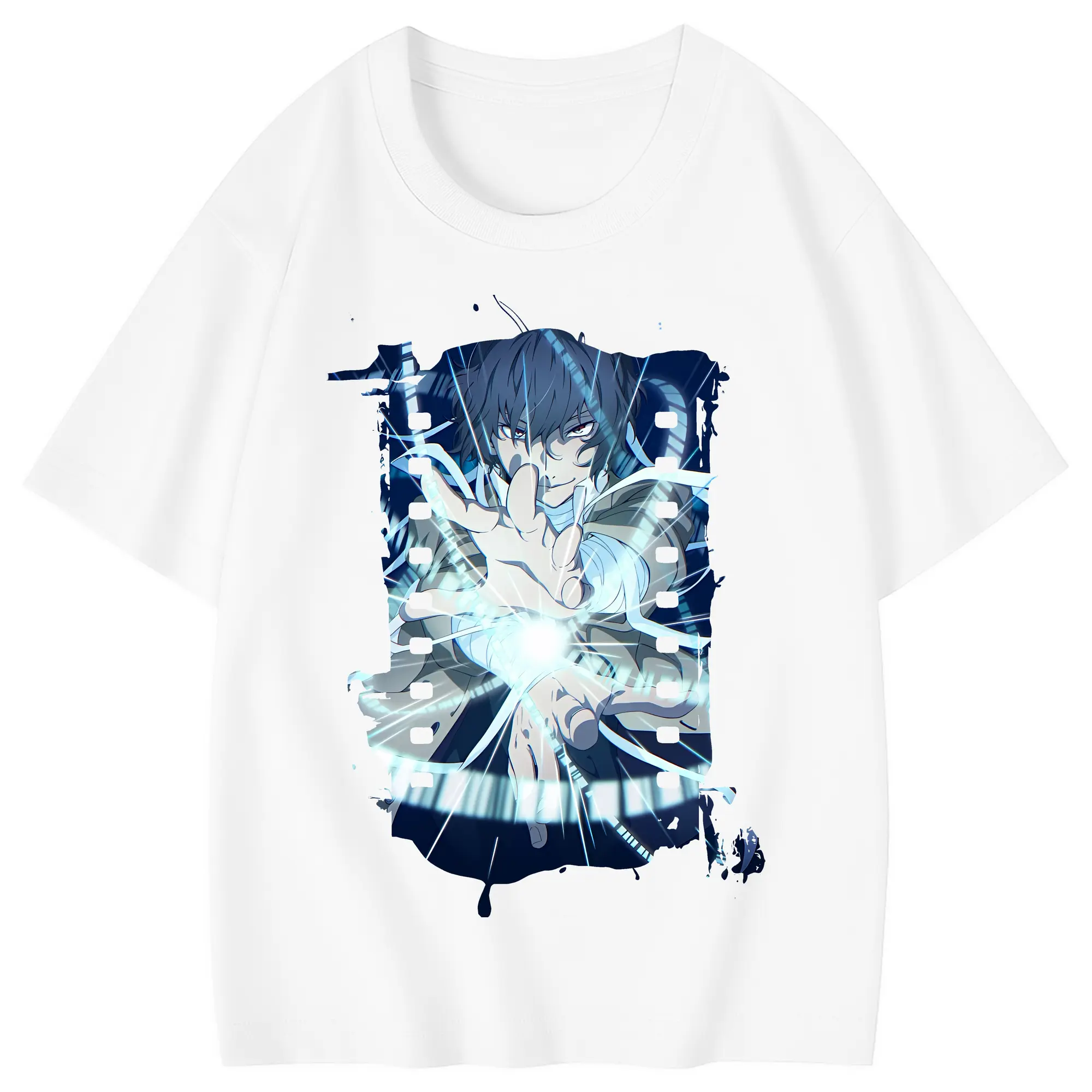 文豪ストレイドッグス グッズ,太宰治 - 綿100％ キッズTシャツ ・ フロントプリント ・ 快適 通気性 ・ スポーツ カジュアル 散歩用