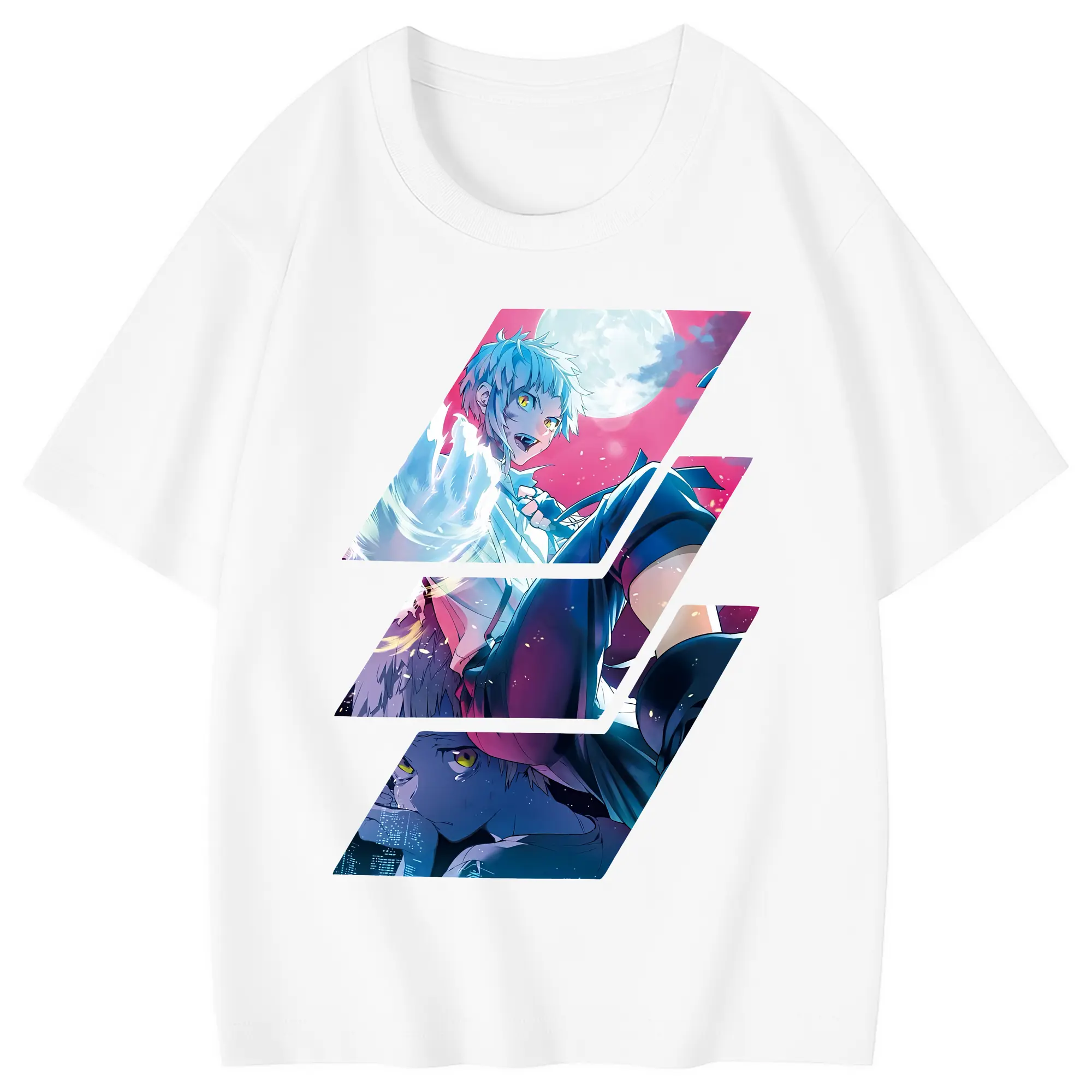 文豪ストレイドッグス グッズ,中島敦 - 綿100％ キッズTシャツ ・ フロントプリント ・ 快適 通気性 ・ スポーツ カジュアル 散歩用