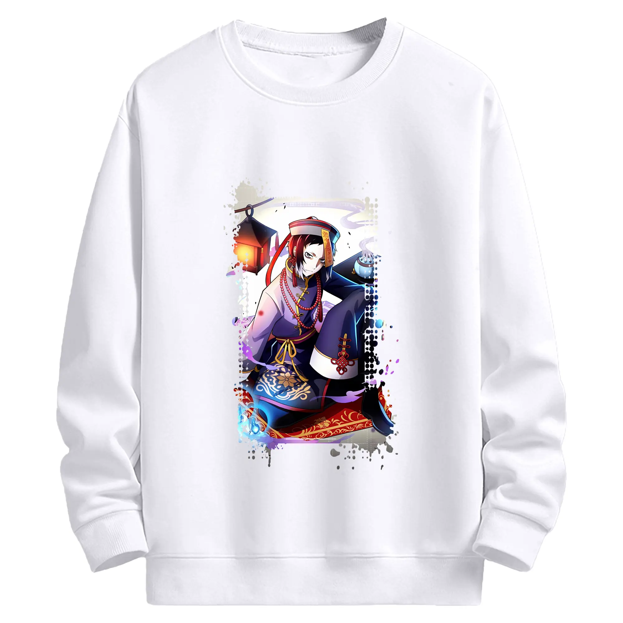 文豪ストレイドッグス グッズ,芥川龍之介 - 高品質 クルーネック スウェット ・ コットン59％ ポリエステル41％ ・ ユニセックス 長袖 トレーナー ・ カジュアル デイリー スポーツ 散歩用