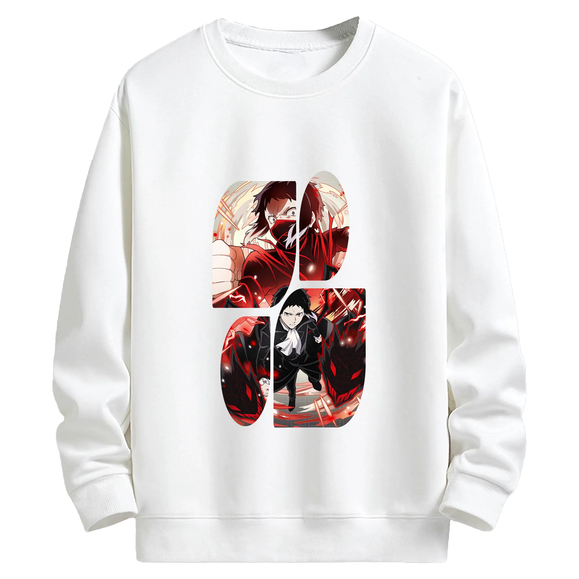 文豪ストレイドッグス グッズ,芥川龍之介 - キッズ クルーネックスウェットシャツ ・ フロントプリント ・ 綿80％ ポリエステル20％ ・ 快適 通学 スポーツ 日常使い お散歩用