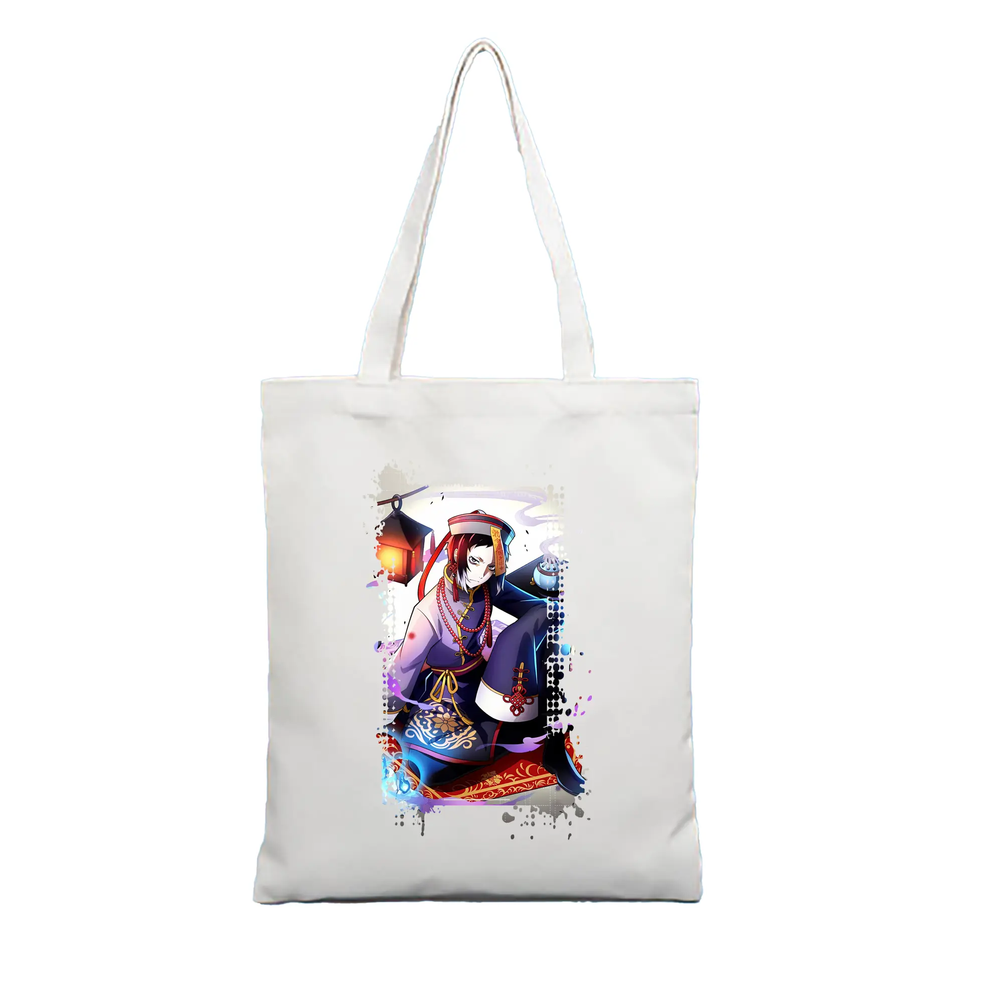 文豪ストレイドッグス グッズ,芥川龍之介 - 縦型キャンバス手提げバッグ（トートバッグ） ・ キャンバス素材 ・ ショッピング用 ・ 軽量 丈夫 お手入れ簡単