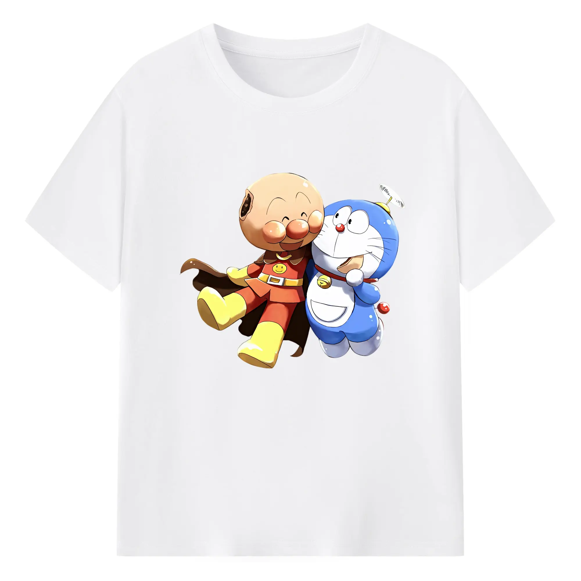 アンパンマン グッズ,アンパンマン - 綿100％ 半袖Tシャツ ・ フロントプリント ・ 快適 通気性 ・ 日常使い 散歩 スポーツ用