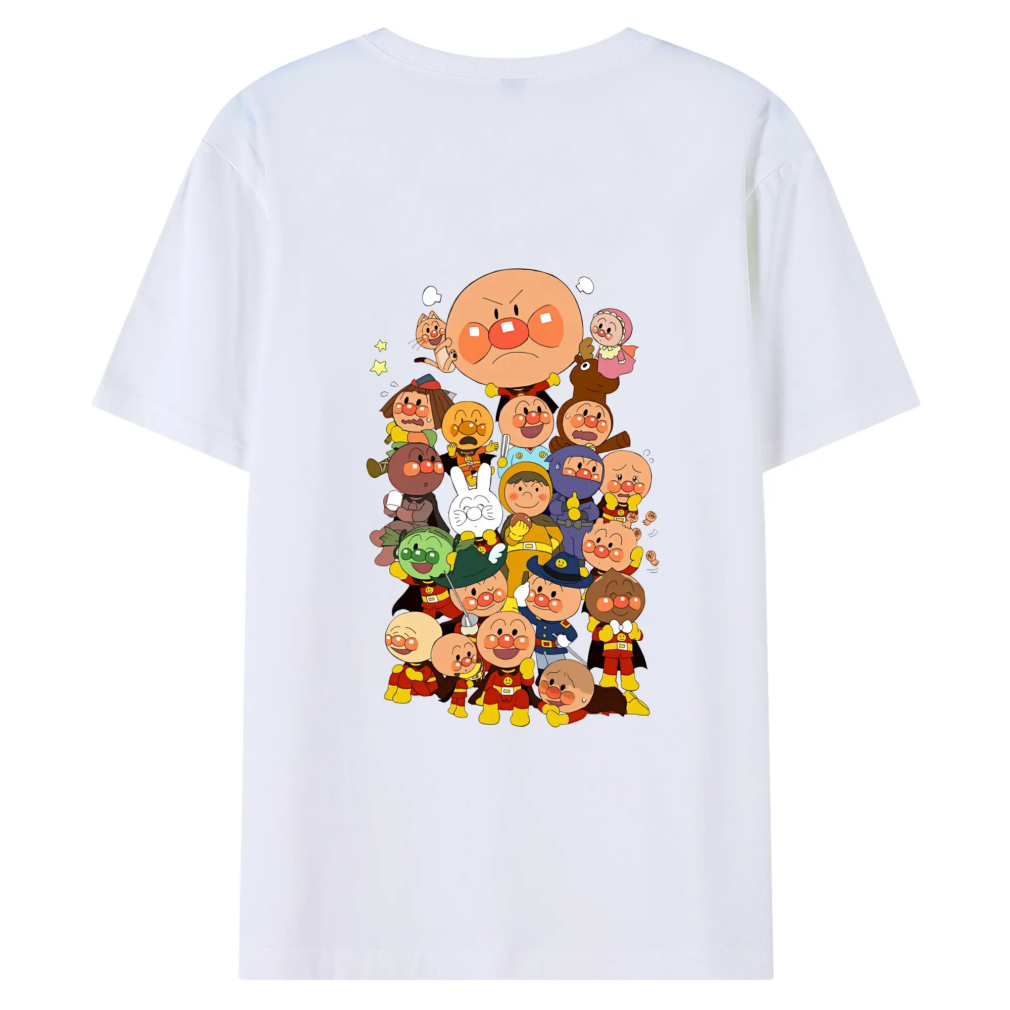 アンパンマン グッズ,アンパンマン - 綿100％ 半袖Tシャツ ・ バックプリント ・ 快適 通気性 ・ 日常使い 散歩 スポーツ用