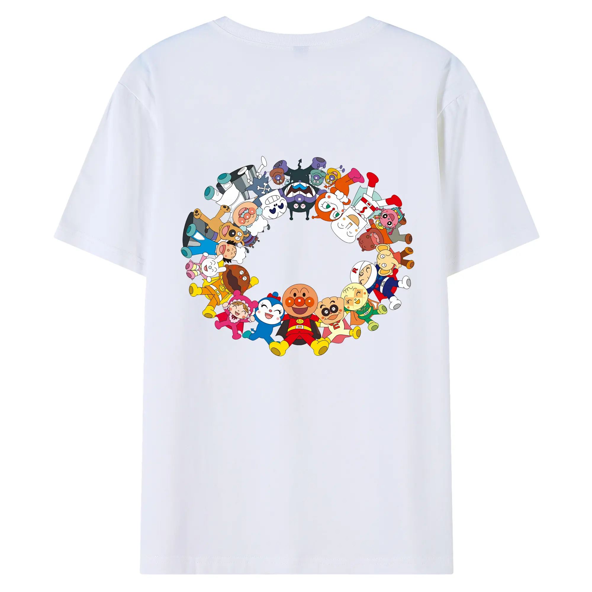 アンパンマン グッズ,アンパンマン - 綿100％ 半袖Tシャツ ・ バックプリント ・ 快適 通気性 ・ 日常使い 散歩 スポーツ用