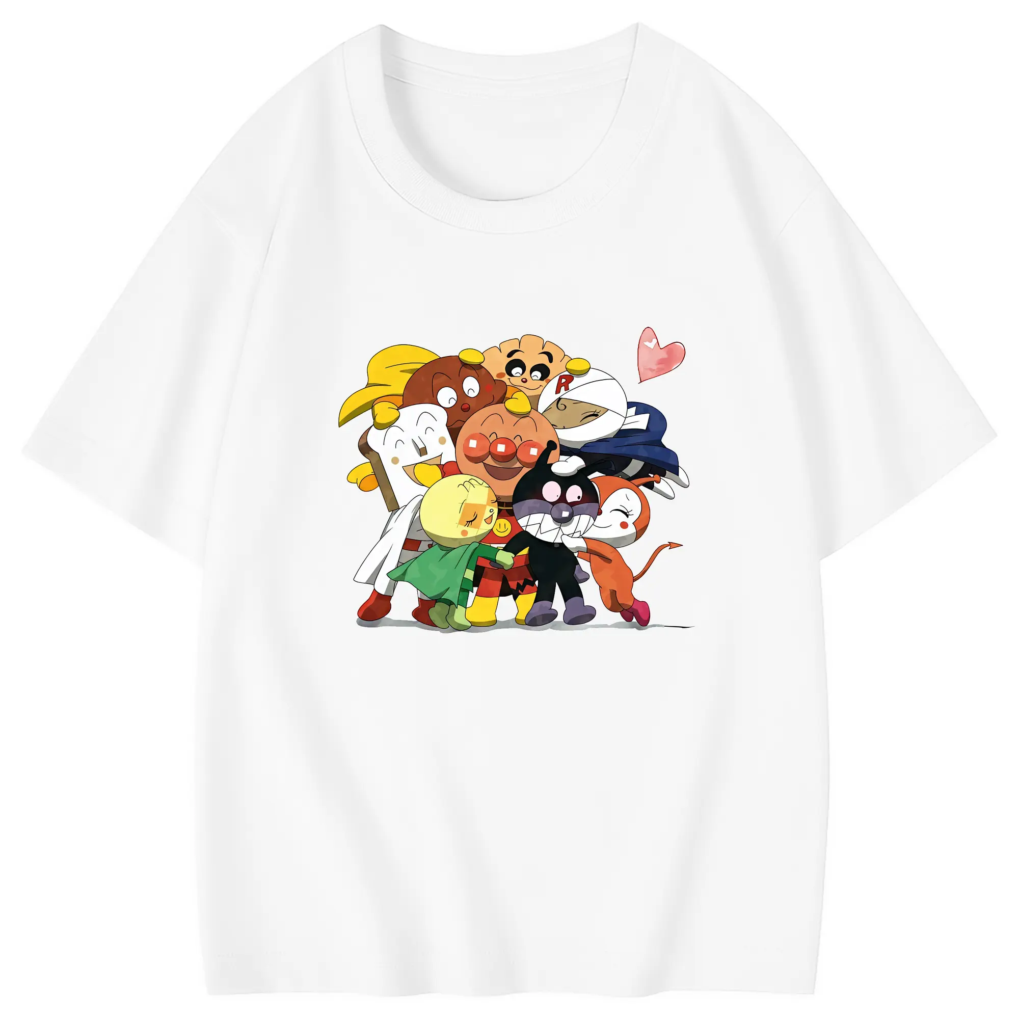 アンパンマン グッズ,アンパンマン - 綿100％ キッズTシャツ ・ フロントプリント ・ 快適 通気性 ・ スポーツ カジュアル 散歩用