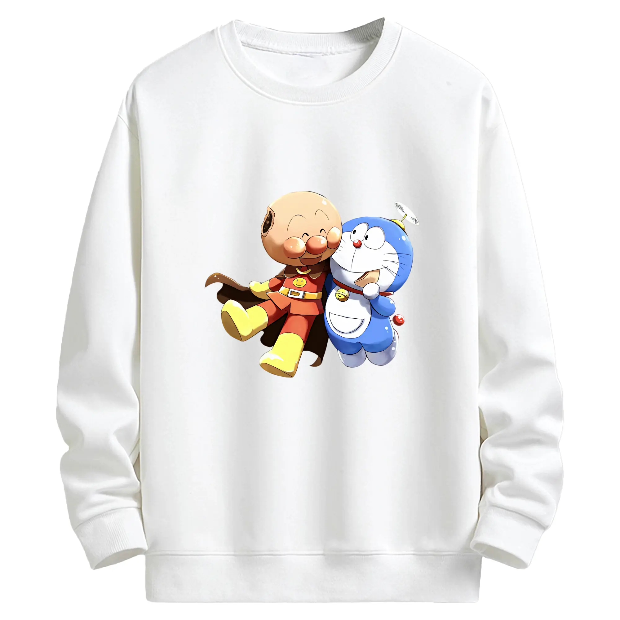 アンパンマン グッズ,アンパンマン - キッズ クルーネックスウェットシャツ ・ フロントプリント ・ 綿80％ ポリエステル20％ ・ 快適 通学 スポーツ 日常使い お散歩用