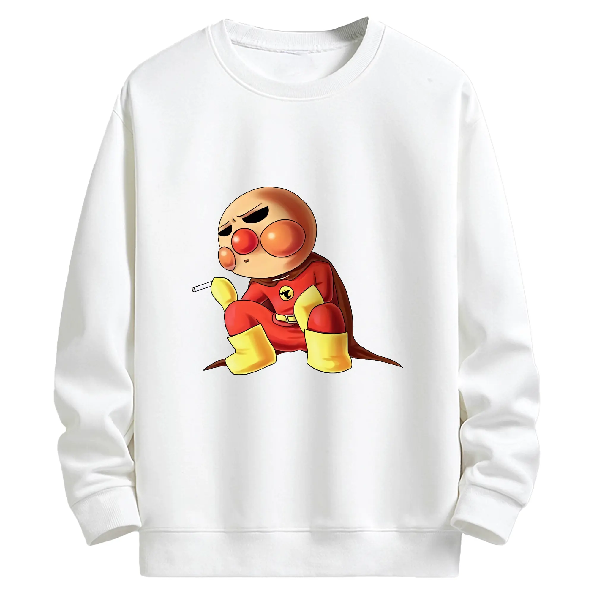 アンパンマン グッズ,アンパンマン - キッズ クルーネックスウェットシャツ ・ フロントプリント ・ 綿80％ ポリエステル20％ ・ 快適 通学 スポーツ 日常使い お散歩用