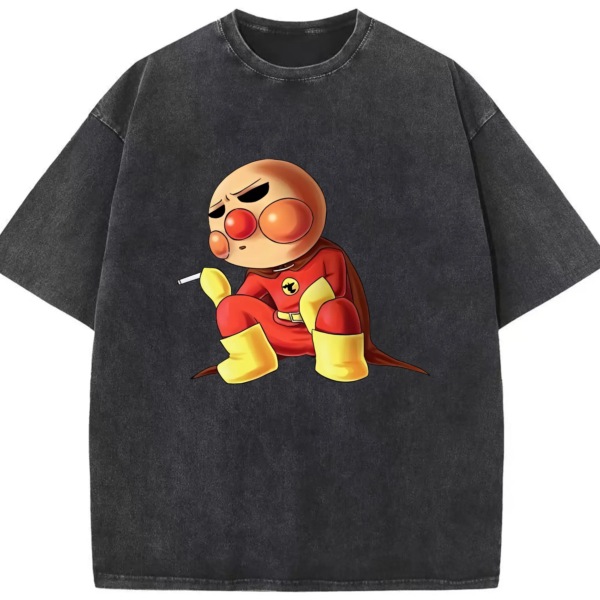 アンパンマン グッズ,アンパンマン - 綿100％ ヴィンテージ風 半袖Tシャツ ・ フロントプリント ・ 柔らか肌触り ・ 通気性 快適 ・ スポーツ カジュアル 外出用