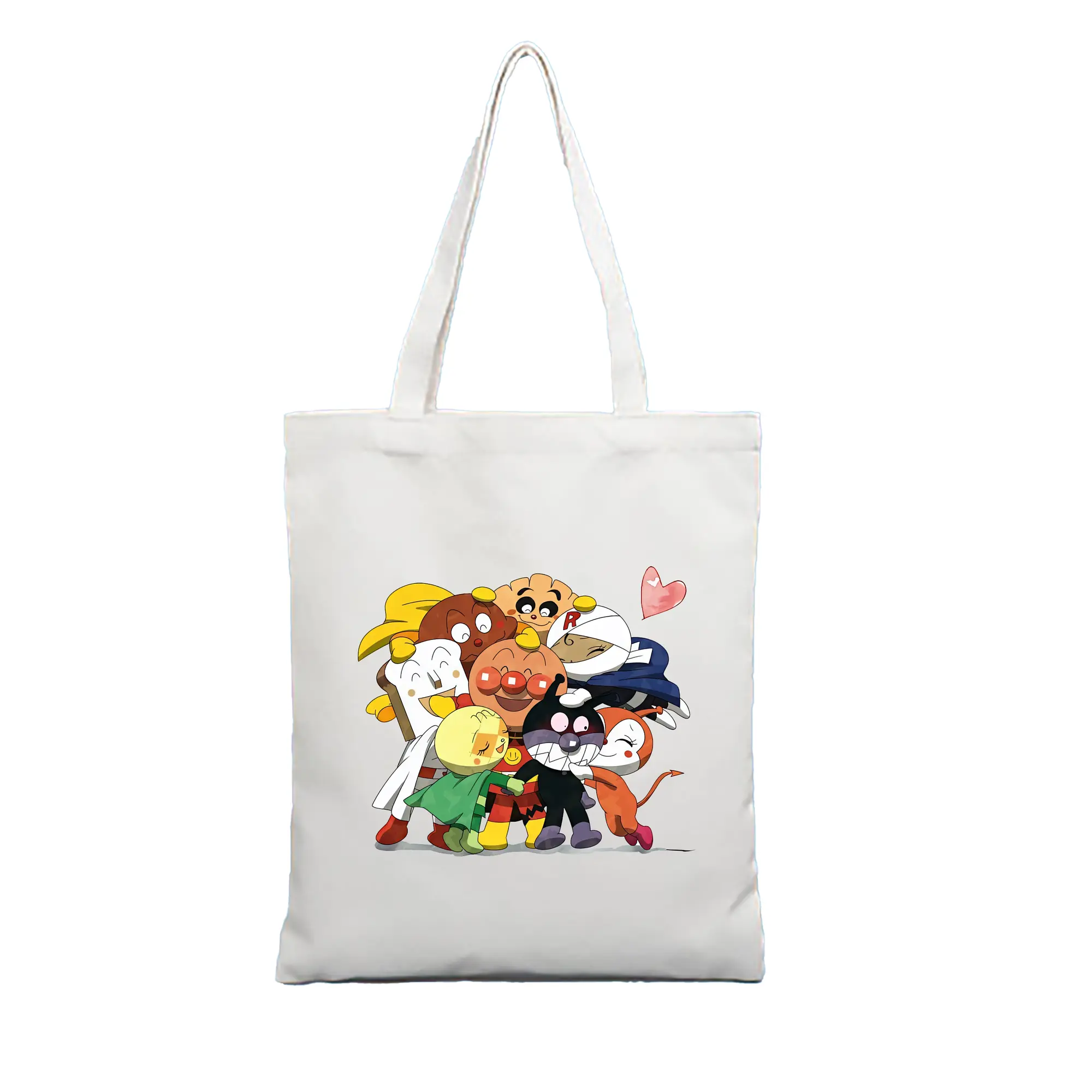 アンパンマン グッズ,アンパンマン - 縦型キャンバス手提げバッグ（トートバッグ） ・ キャンバス素材 ・ ショッピング用 ・ 軽量 丈夫 お手入れ簡単