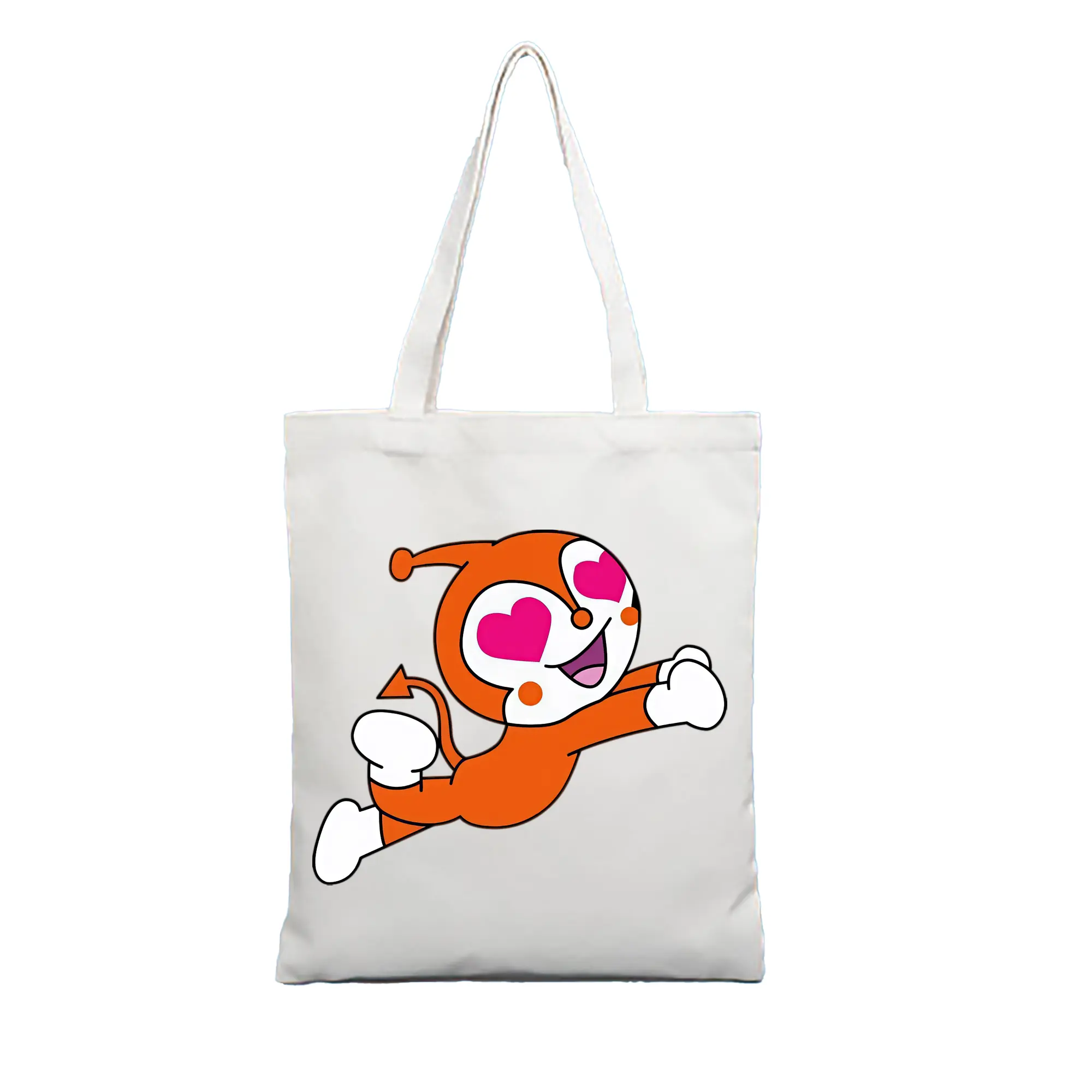 アンパンマン グッズ,ドキンちゃん - 縦型キャンバス手提げバッグ（トートバッグ） ・ キャンバス素材 ・ ショッピング用 ・ 軽量 丈夫 お手入れ簡単