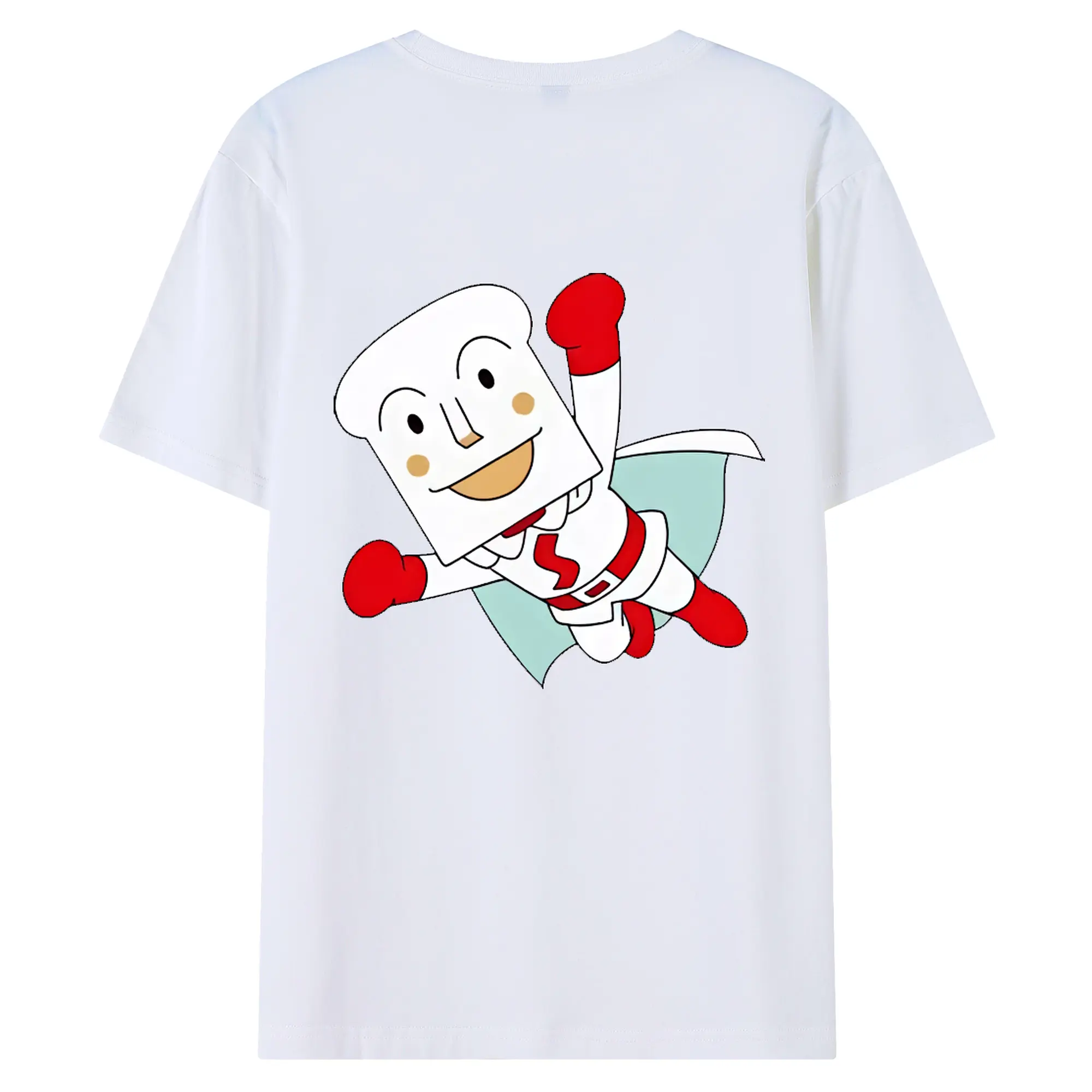 アンパンマン グッズ,しょくぱんまん - 綿100％ 半袖Tシャツ ・ バックプリント ・ 快適 通気性 ・ 日常使い 散歩 スポーツ用