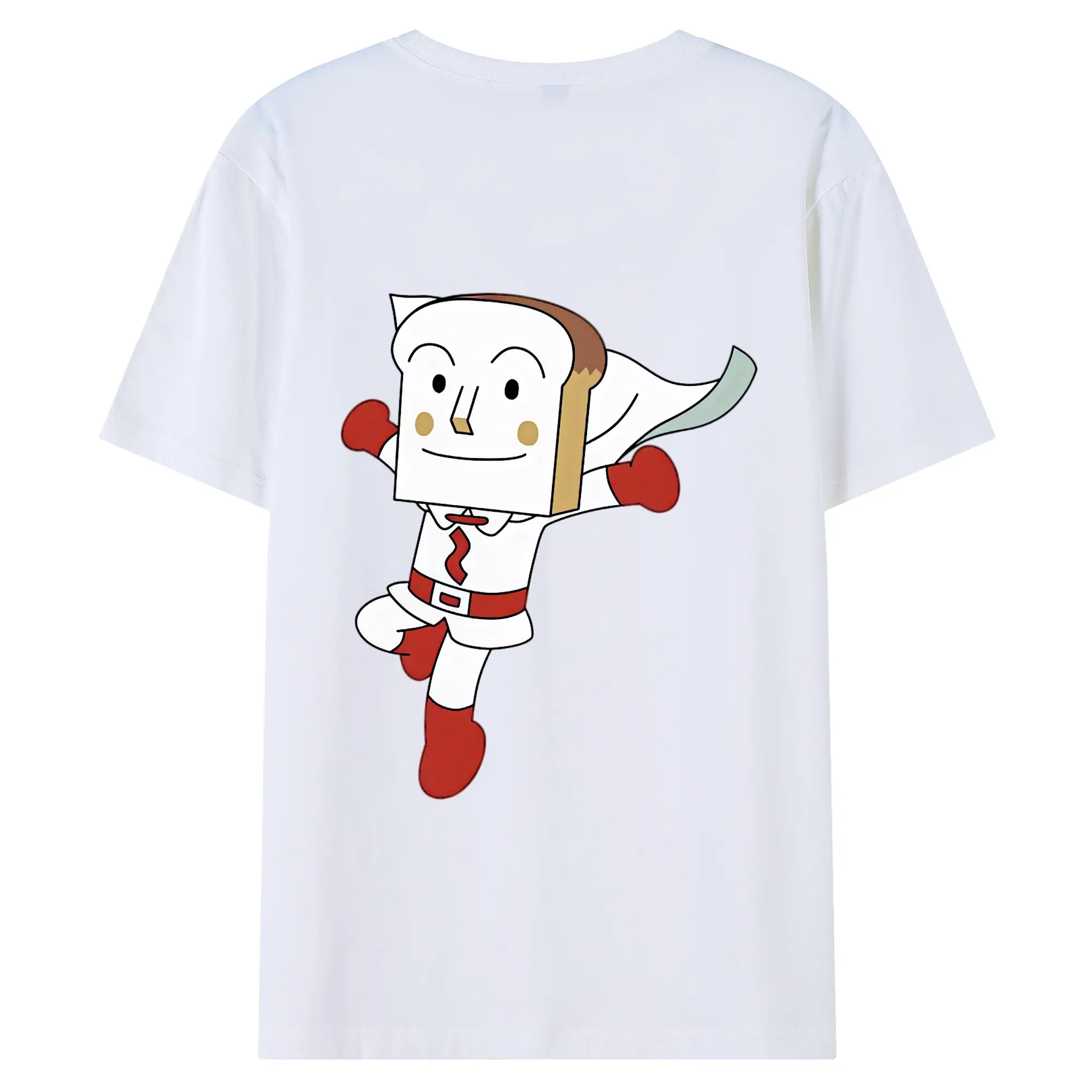 アンパンマン グッズ,しょくぱんまん - 綿100％ 半袖Tシャツ ・ バックプリント ・ 快適 通気性 ・ 日常使い 散歩 スポーツ用