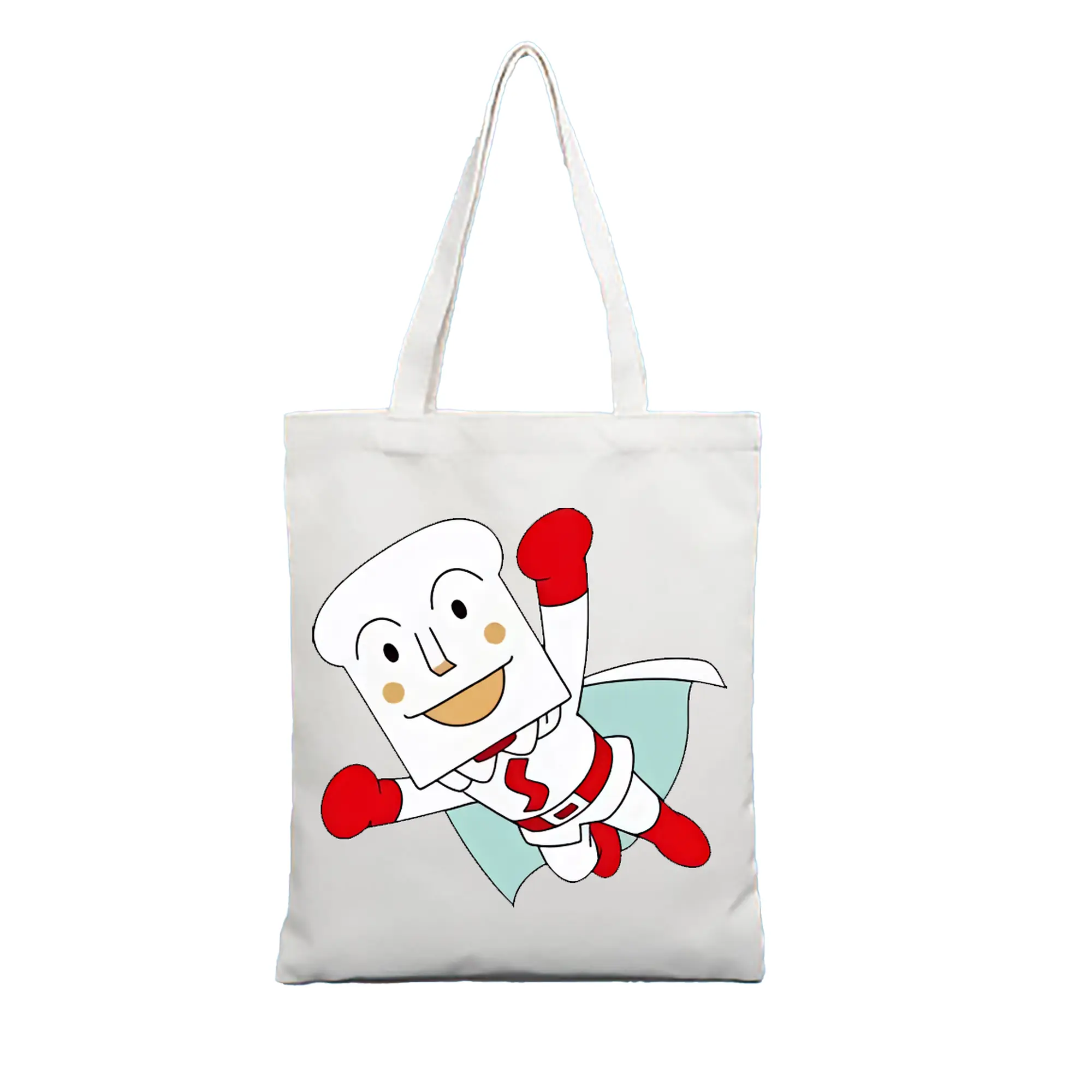 アンパンマン グッズ,しょくぱんまん - 縦型キャンバス手提げバッグ（トートバッグ） ・ キャンバス素材 ・ ショッピング用 ・ 軽量 丈夫 お手入れ簡単