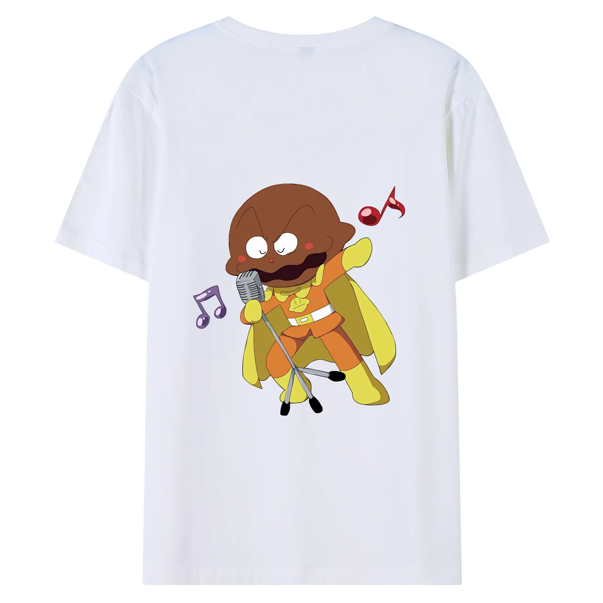 アンパンマン グッズ,カレーパンマン - 綿100％ 半袖Tシャツ ・ バックプリント ・ 快適 通気性 ・ 日常使い 散歩 スポーツ用