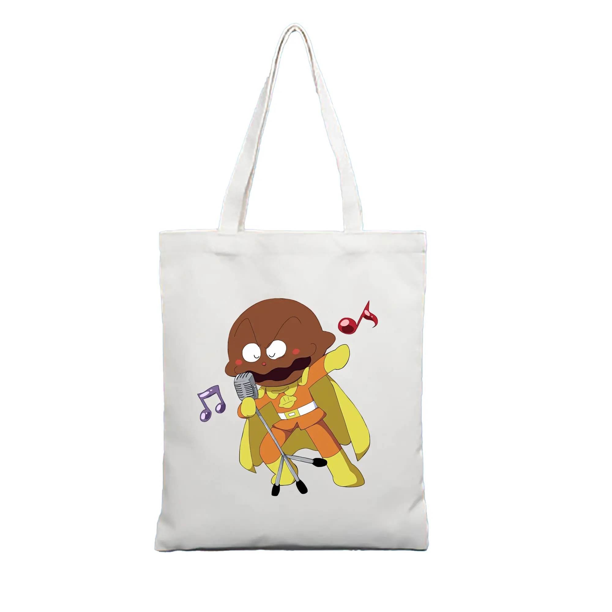 アンパンマン グッズ,カレーパンマン - 縦型キャンバス手提げバッグ（トートバッグ） ・ キャンバス素材 ・ ショッピング用 ・ 軽量 丈夫 お手入れ簡単