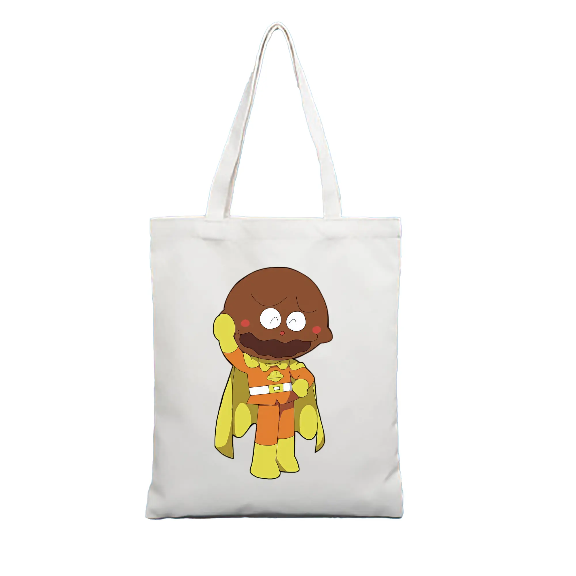 アンパンマン グッズ,カレーパンマン - 縦型キャンバス手提げバッグ（トートバッグ） ・ キャンバス素材 ・ ショッピング用 ・ 軽量 丈夫 お手入れ簡単