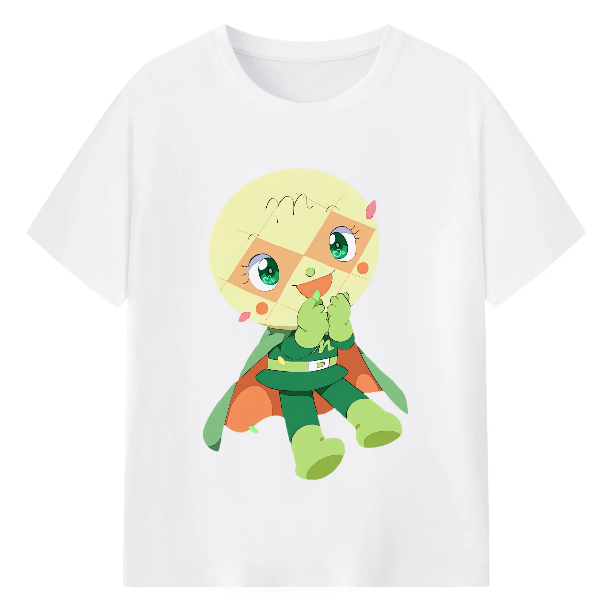 アンパンマン グッズ,メロンパンナ - 綿100％ 半袖Tシャツ ・ フロントプリント ・ 快適 通気性 ・ 日常使い 散歩 スポーツ用