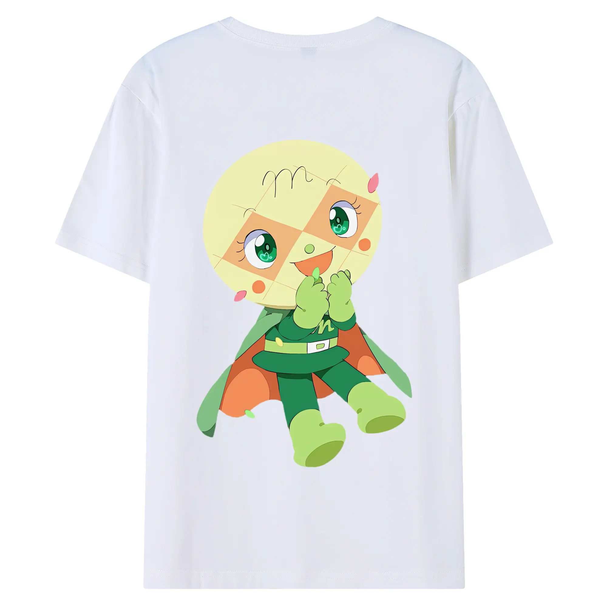 アンパンマン グッズ,メロンパンナ - 綿100％ 半袖Tシャツ ・ バックプリント ・ 快適 通気性 ・ 日常使い 散歩 スポーツ用