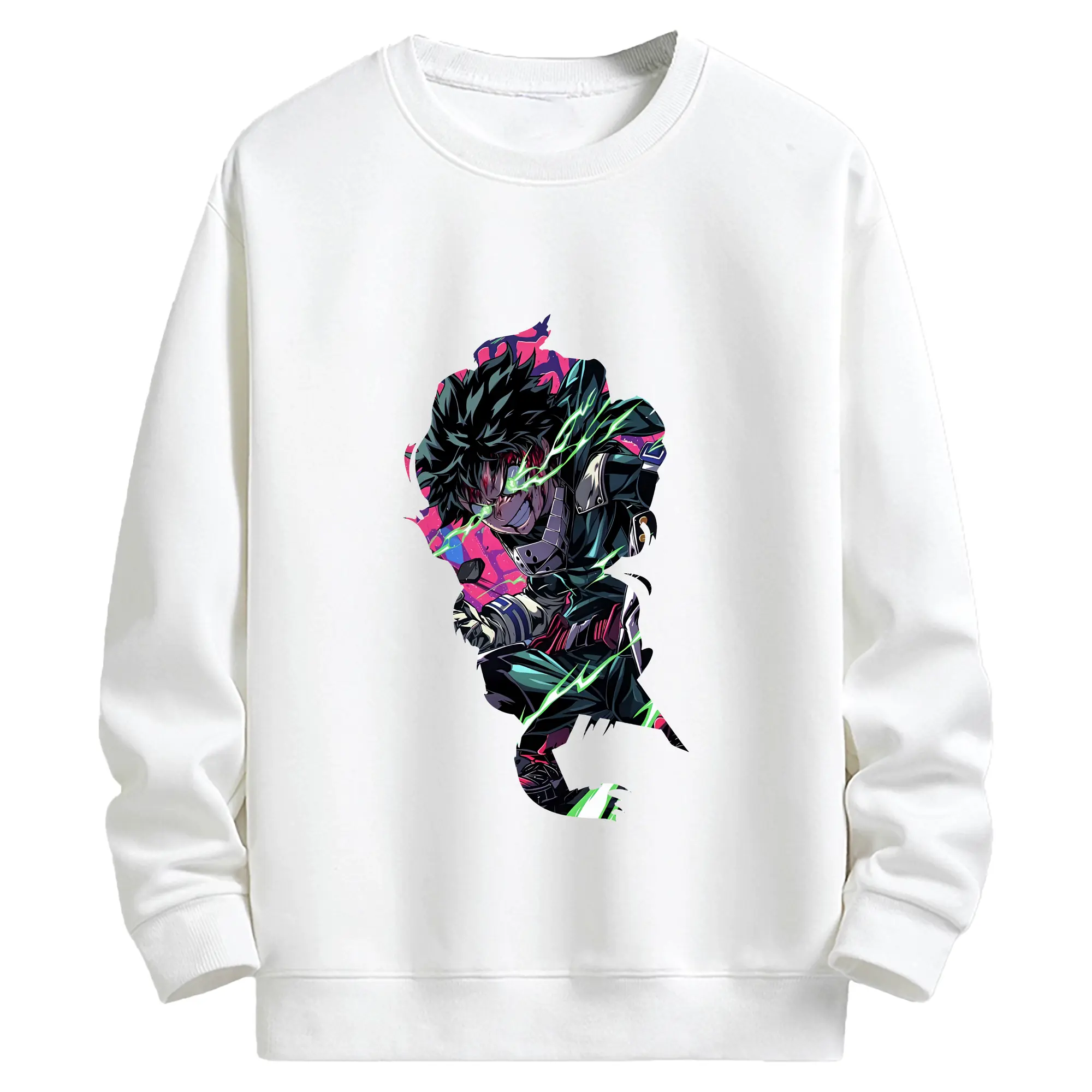 僕のヒーローアカデミア グッズ,爆豪勝己 - キッズ クルーネックスウェットシャツ ・ フロントプリント ・ 綿80％ ポリエステル20％ ・ 快適 通学 スポーツ 日常使い お散歩用