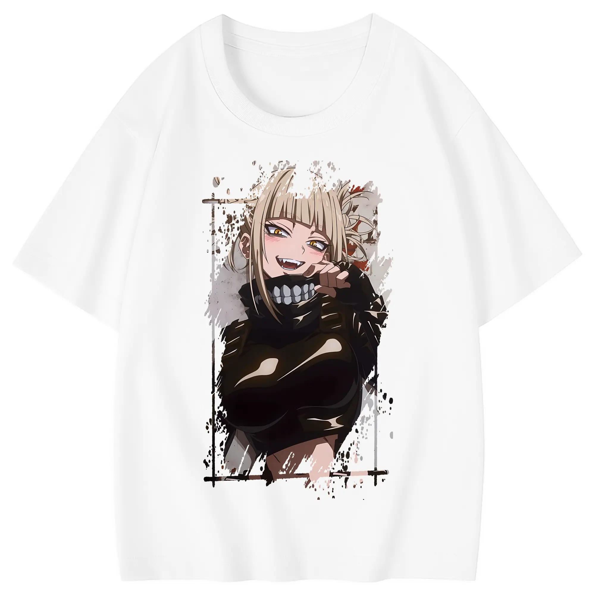 僕のヒーローアカデミア グッズ,トガヒミコ - 綿100％ キッズTシャツ ・ フロントプリント ・ 快適 通気性 ・ スポーツ カジュアル 散歩用