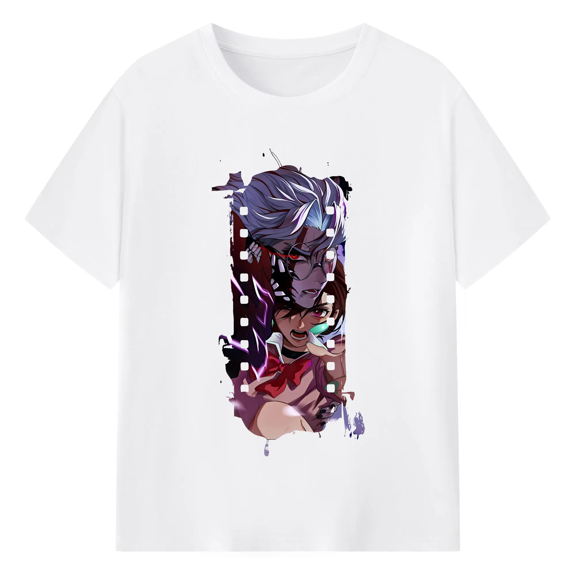 ダンダダン グッズ,綾瀬桃 - 綿100％ 半袖Tシャツ ・ フロントプリント ・ 快適 通気性 ・ 日常使い 散歩 スポーツ用