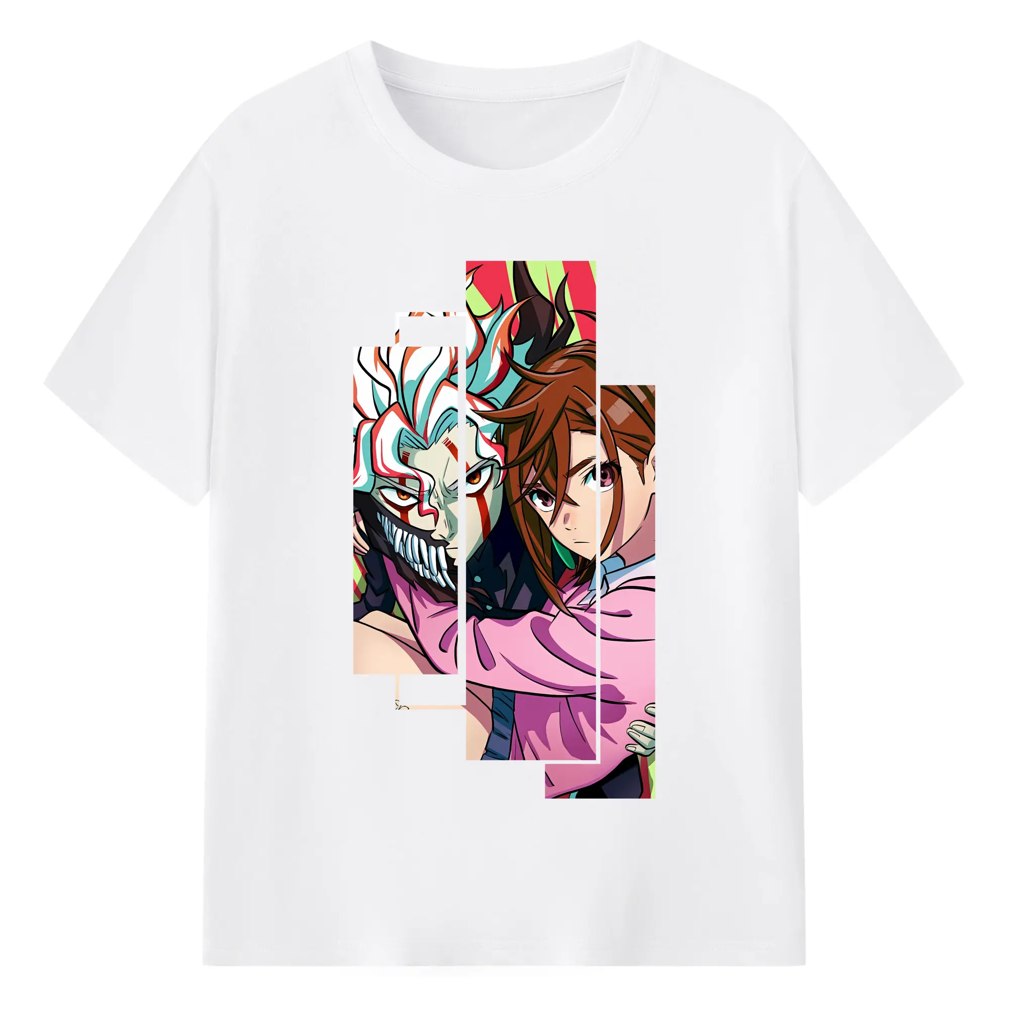 ダンダダン グッズ,綾瀬桃 - 綿100％ 半袖Tシャツ ・ フロントプリント ・ 快適 通気性 ・ 日常使い 散歩 スポーツ用