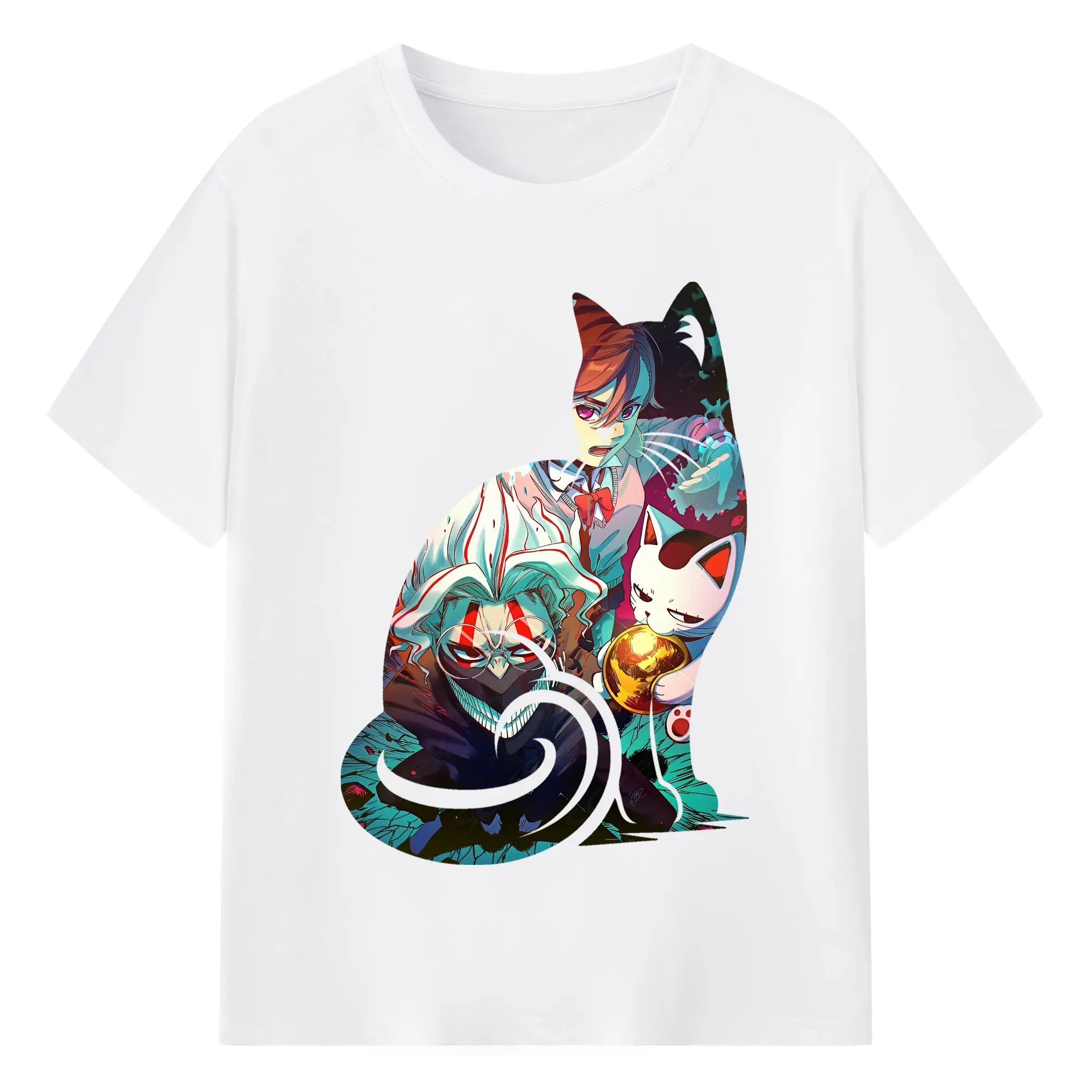 ダンダダン グッズ,綾瀬桃 - 綿100％ 半袖Tシャツ ・ フロントプリント ・ 快適 通気性 ・ 日常使い 散歩 スポーツ用