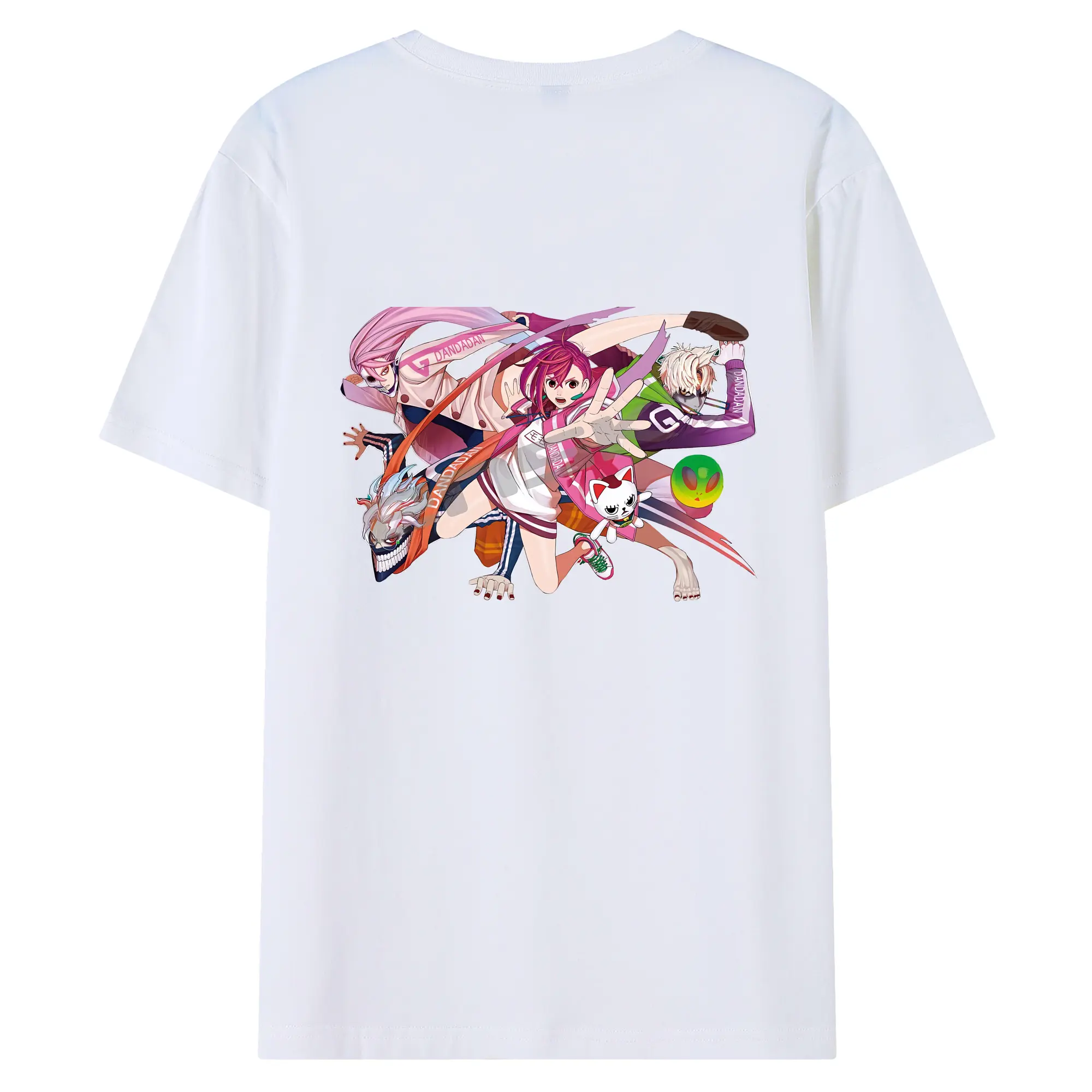 ダンダダン グッズ,綾瀬桃 - 綿100％ 半袖Tシャツ ・ バックプリント ・ 快適 通気性 ・ 日常使い 散歩 スポーツ用