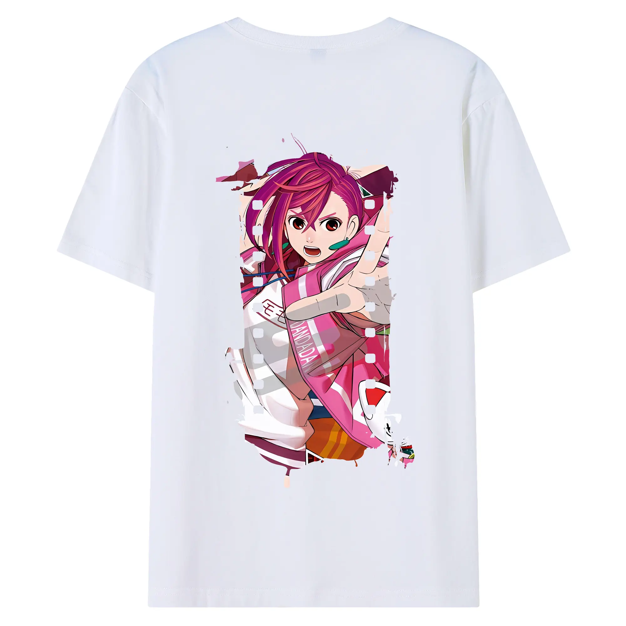 ダンダダン グッズ,綾瀬桃 - 綿100％ 半袖Tシャツ ・ バックプリント ・ 快適 通気性 ・ 日常使い 散歩 スポーツ用