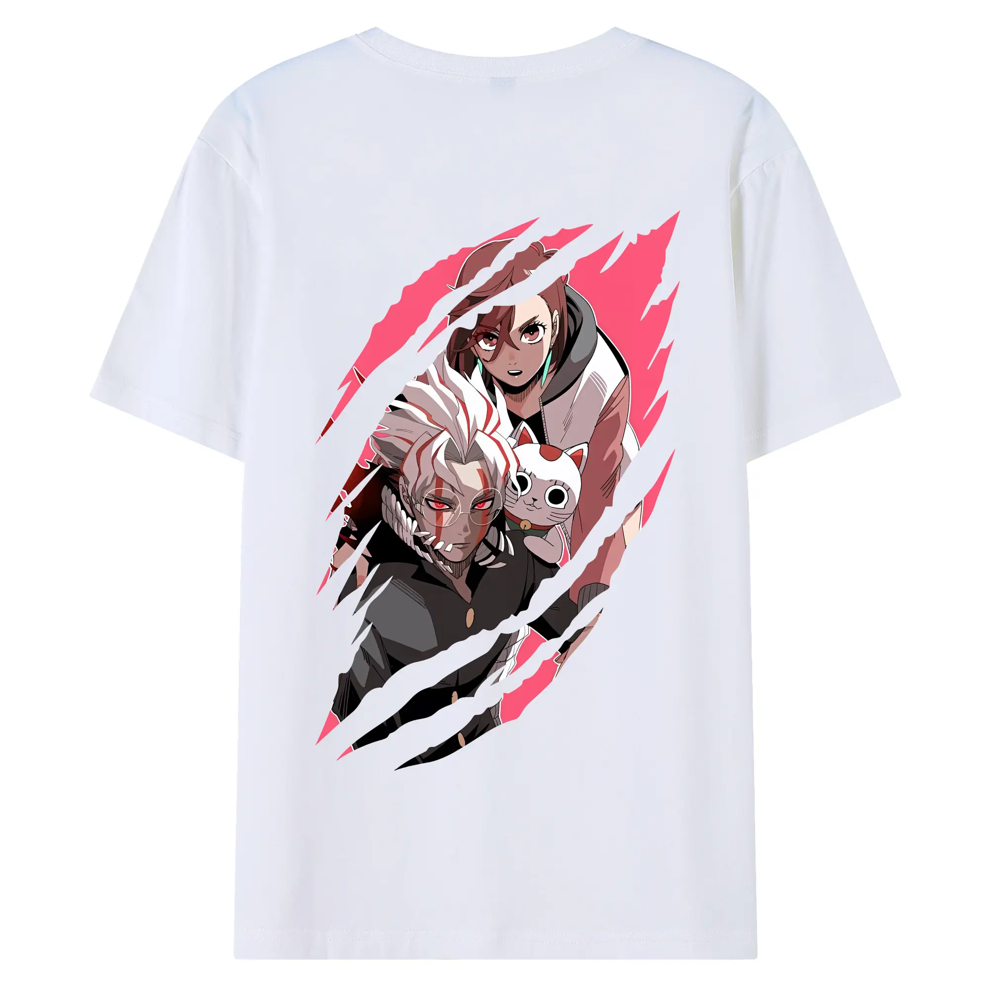 ダンダダン グッズ,綾瀬桃 - 綿100％ 半袖Tシャツ ・ バックプリント ・ 快適 通気性 ・ 日常使い 散歩 スポーツ用