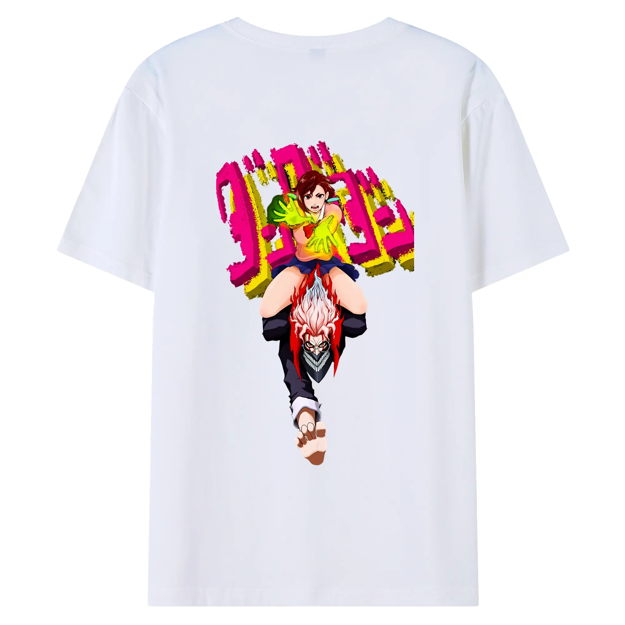 ダンダダン グッズ,綾瀬桃 - 綿100％ 半袖Tシャツ ・ バックプリント ・ 快適 通気性 ・ 日常使い 散歩 スポーツ用