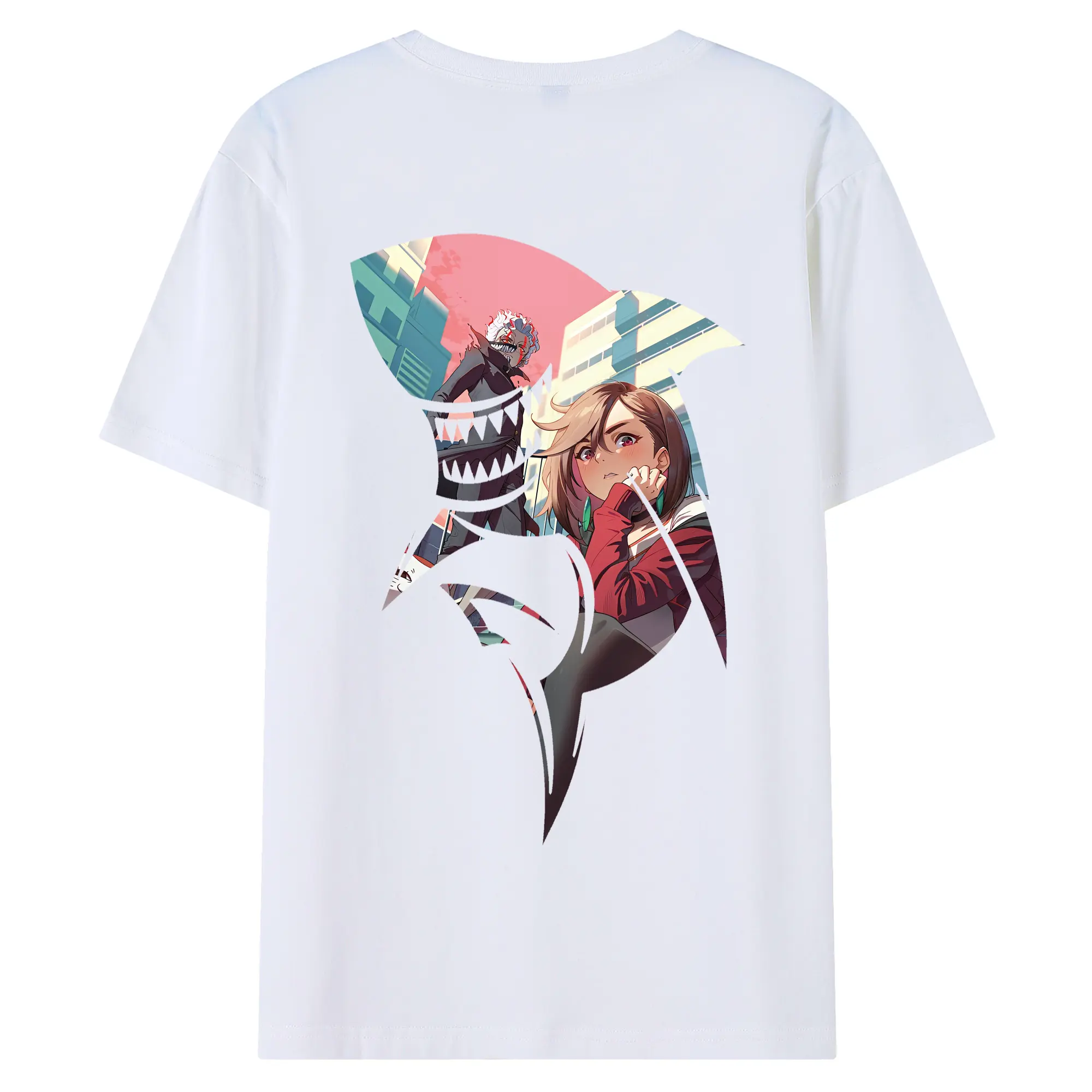 ダンダダン グッズ,綾瀬桃 - 綿100％ 半袖Tシャツ ・ バックプリント ・ 快適 通気性 ・ 日常使い 散歩 スポーツ用