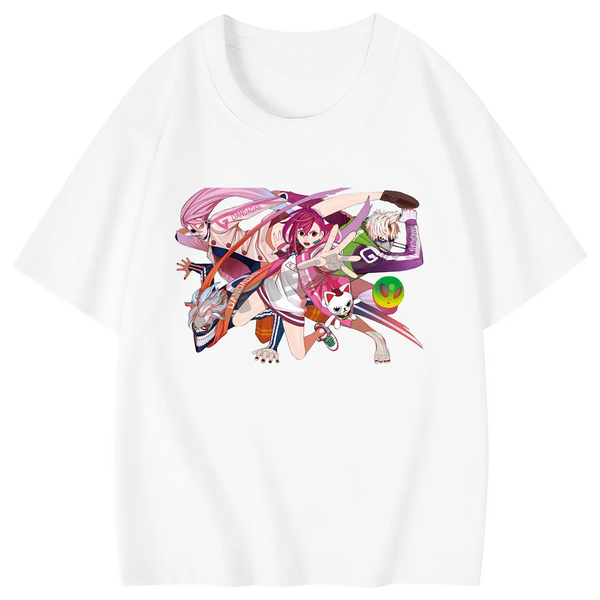 ダンダダン グッズ,綾瀬桃 - 綿100％ キッズTシャツ ・ フロントプリント ・ 快適 通気性 ・ スポーツ カジュアル 散歩用