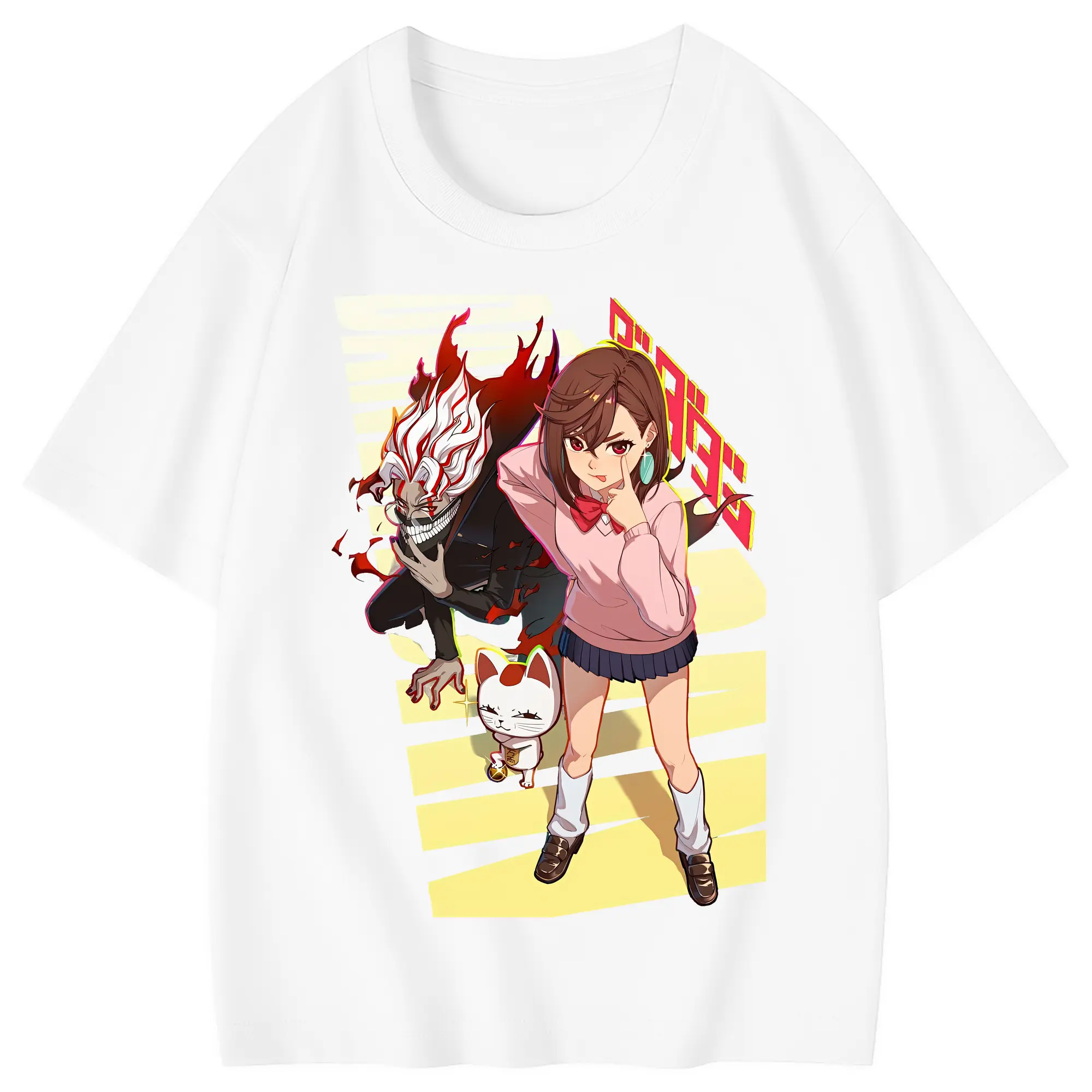 ダンダダン グッズ,綾瀬桃 - 綿100％ キッズTシャツ ・ フロントプリント ・ 快適 通気性 ・ スポーツ カジュアル 散歩用