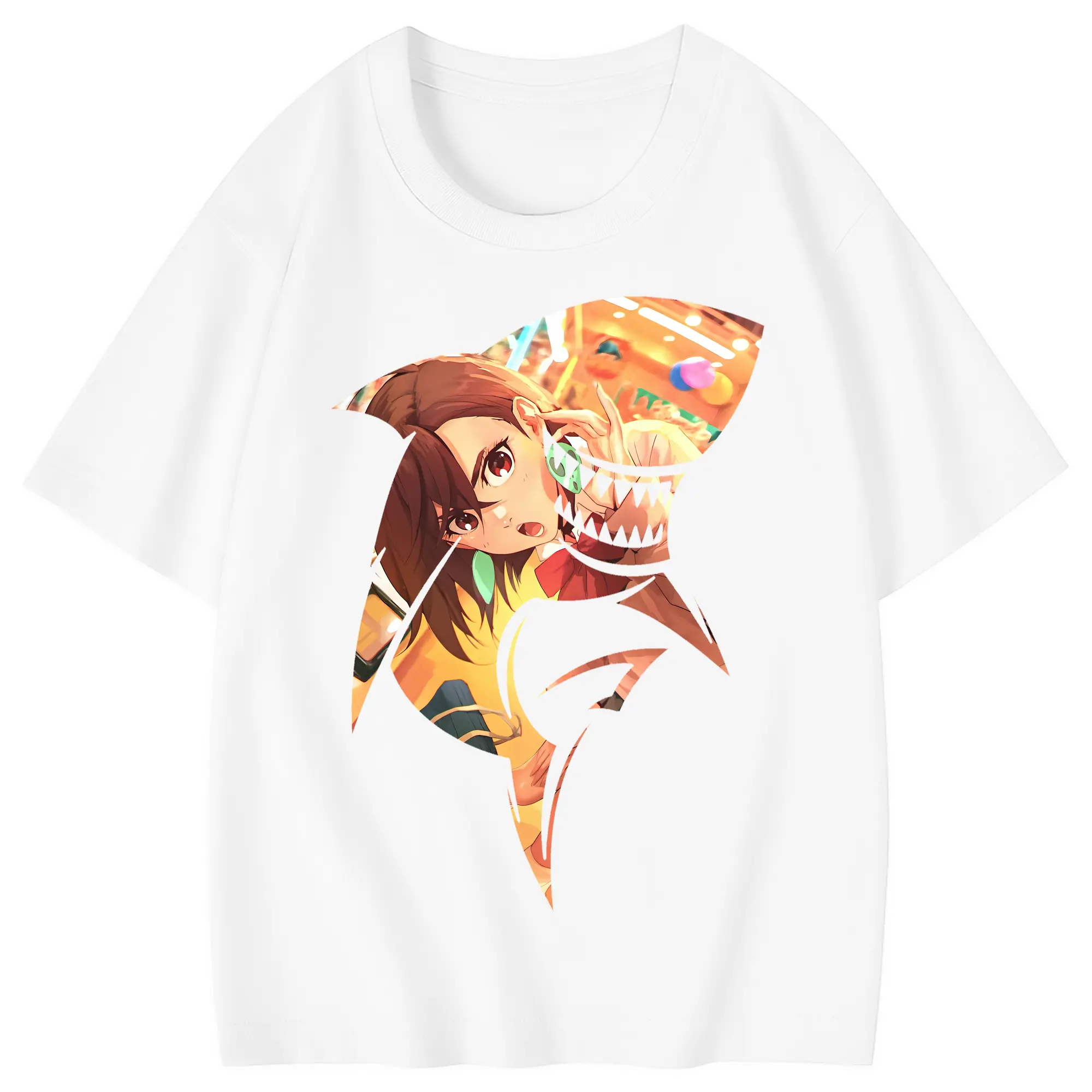 ダンダダン グッズ,綾瀬桃 - 綿100％ キッズTシャツ ・ フロントプリント ・ 快適 通気性 ・ スポーツ カジュアル 散歩用