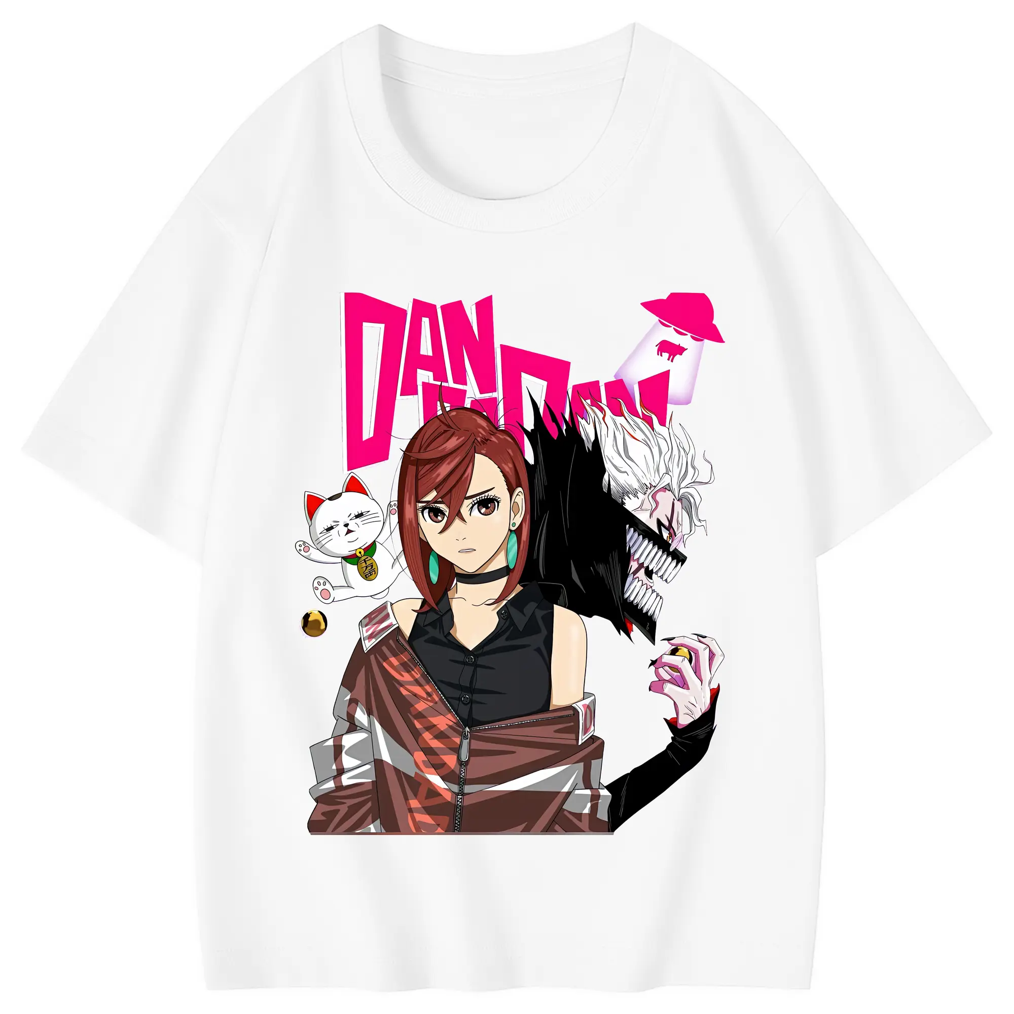 ダンダダン グッズ,綾瀬桃 - 綿100％ キッズTシャツ ・ フロントプリント ・ 快適 通気性 ・ スポーツ カジュアル 散歩用