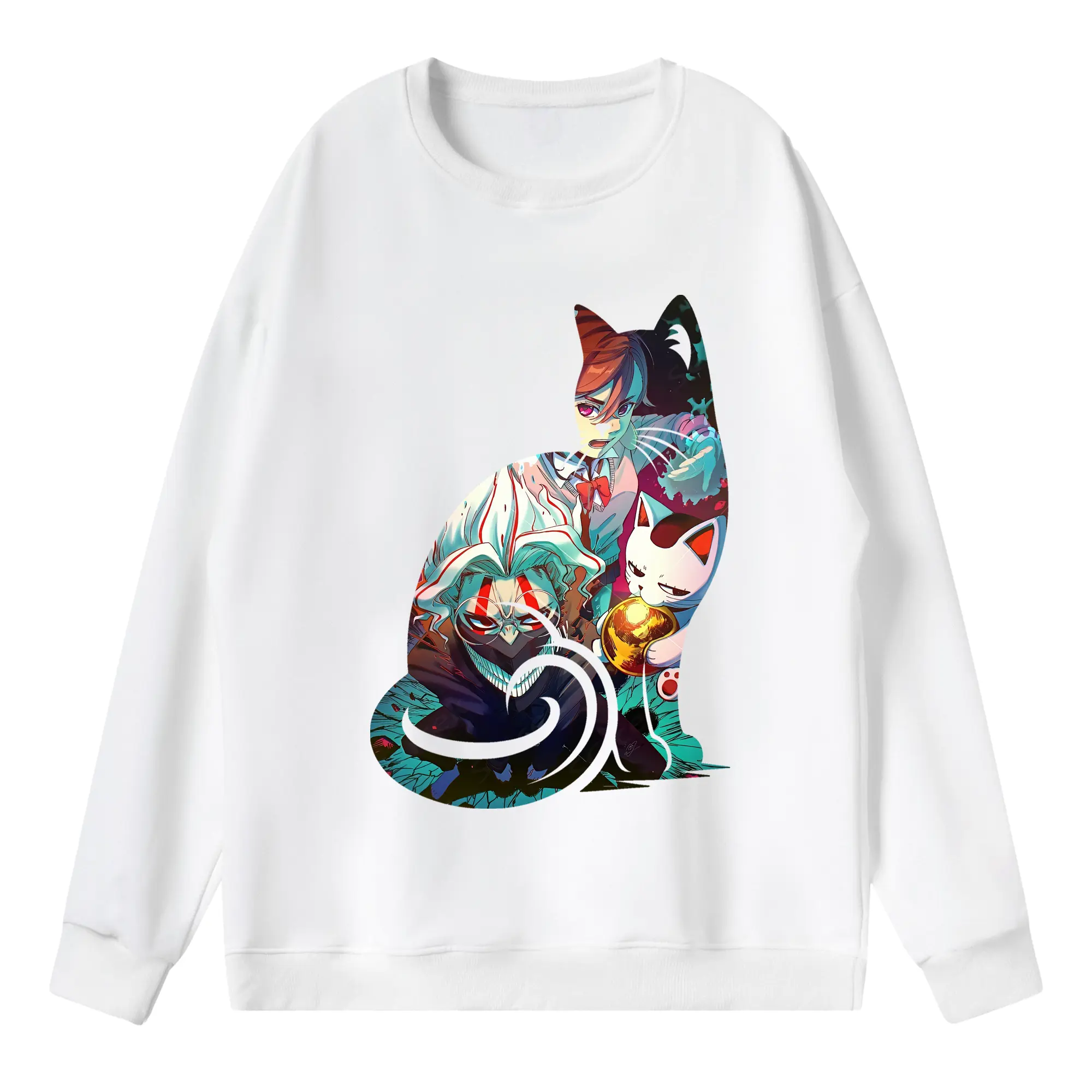 ダンダダン グッズ,綾瀬桃 - 薄手 クルーネック スウェット 裏毛260g · ポリエステル 春秋向け カジュアル 男女兼用 · トレーナー デイリー スポーツ 散歩に最適