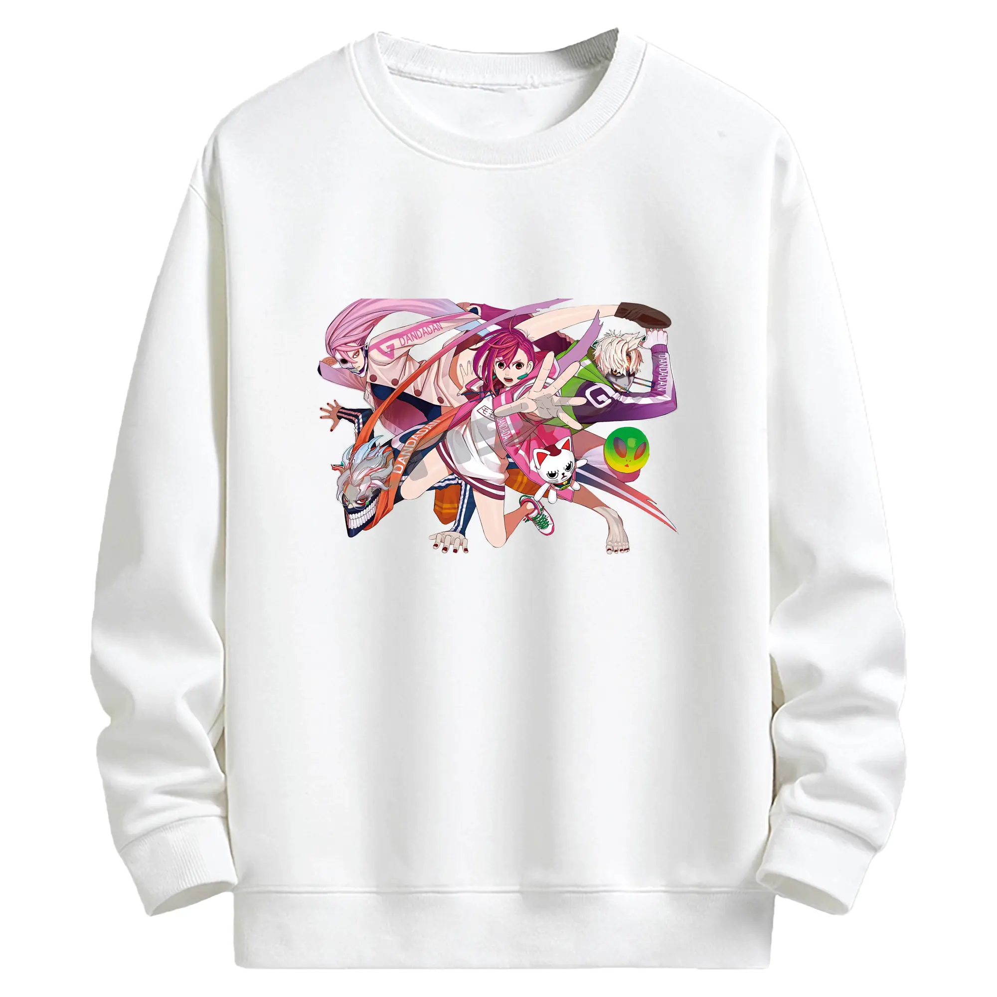 ダンダダン グッズ,綾瀬桃 - キッズ クルーネックスウェットシャツ ・ フロントプリント ・ 綿80％ ポリエステル20％ ・ 快適 通学 スポーツ 日常使い お散歩用