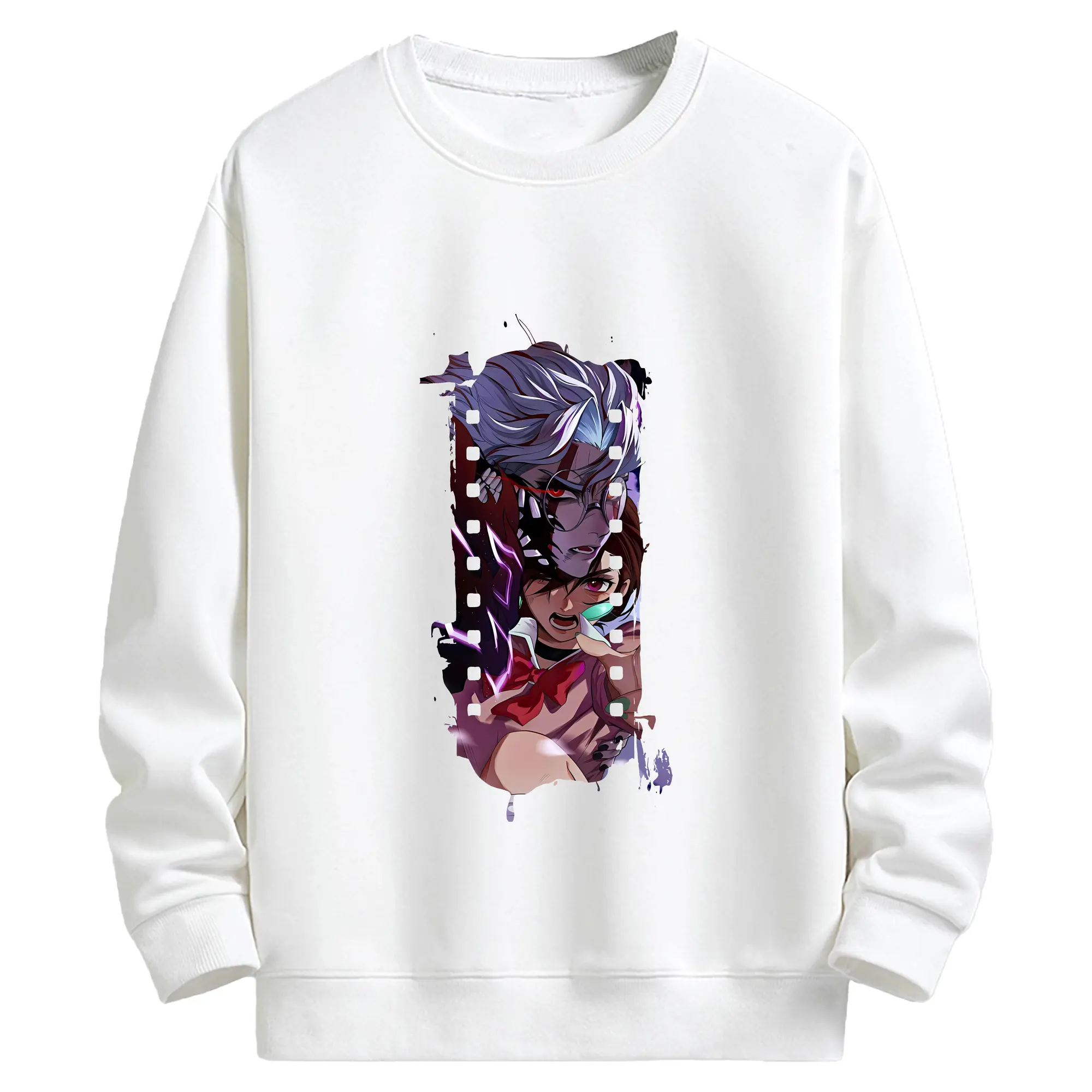 ダンダダン グッズ,綾瀬桃 - キッズ クルーネックスウェットシャツ ・ フロントプリント ・ 綿80％ ポリエステル20％ ・ 快適 通学 スポーツ 日常使い お散歩用