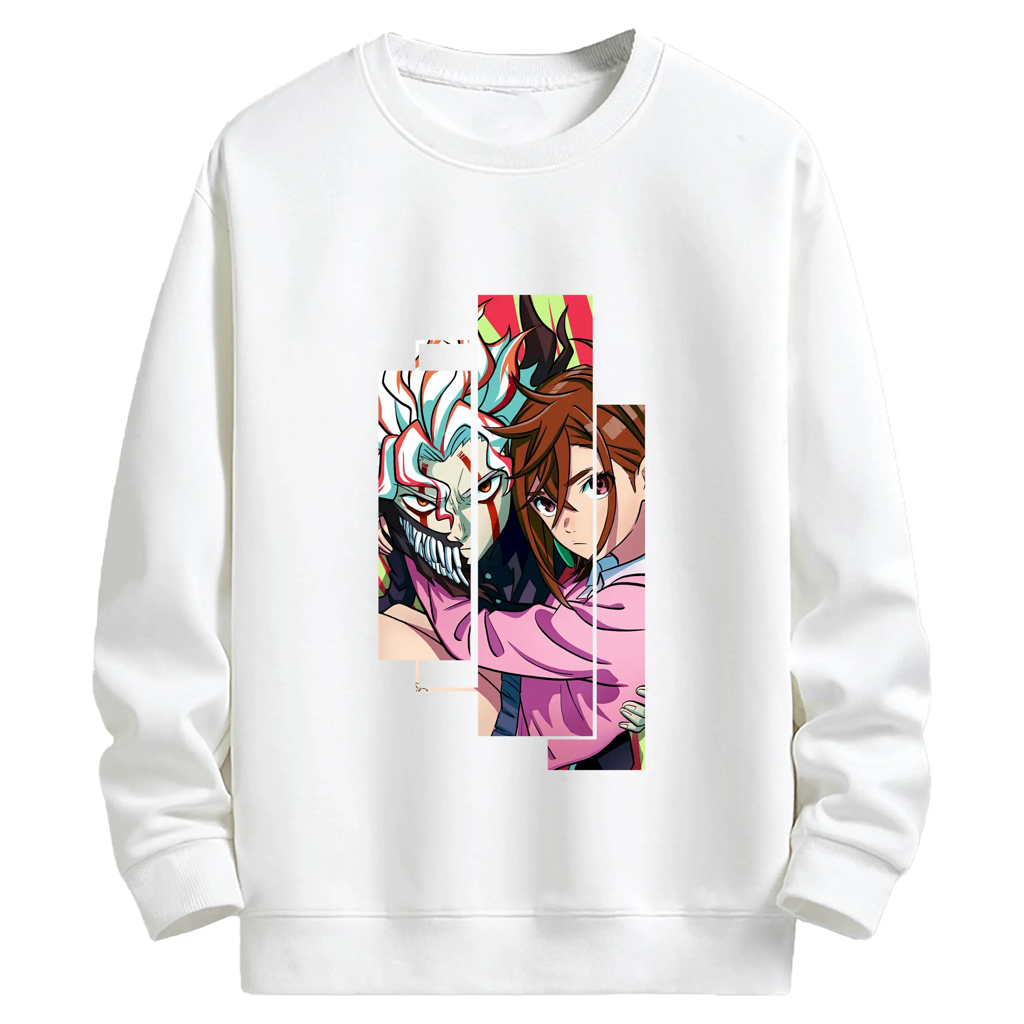 ダンダダン グッズ,綾瀬桃 - キッズ クルーネックスウェットシャツ ・ フロントプリント ・ 綿80％ ポリエステル20％ ・ 快適 通学 スポーツ 日常使い お散歩用