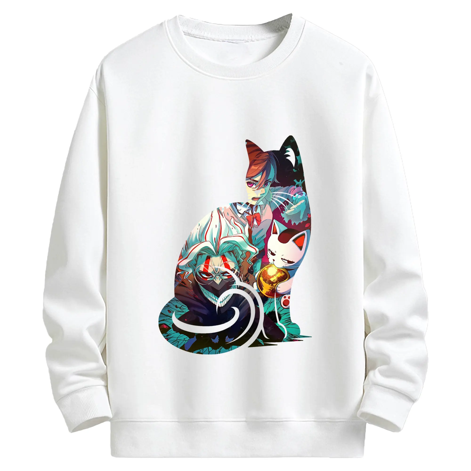 ダンダダン グッズ,綾瀬桃 - キッズ クルーネックスウェットシャツ ・ フロントプリント ・ 綿80％ ポリエステル20％ ・ 快適 通学 スポーツ 日常使い お散歩用