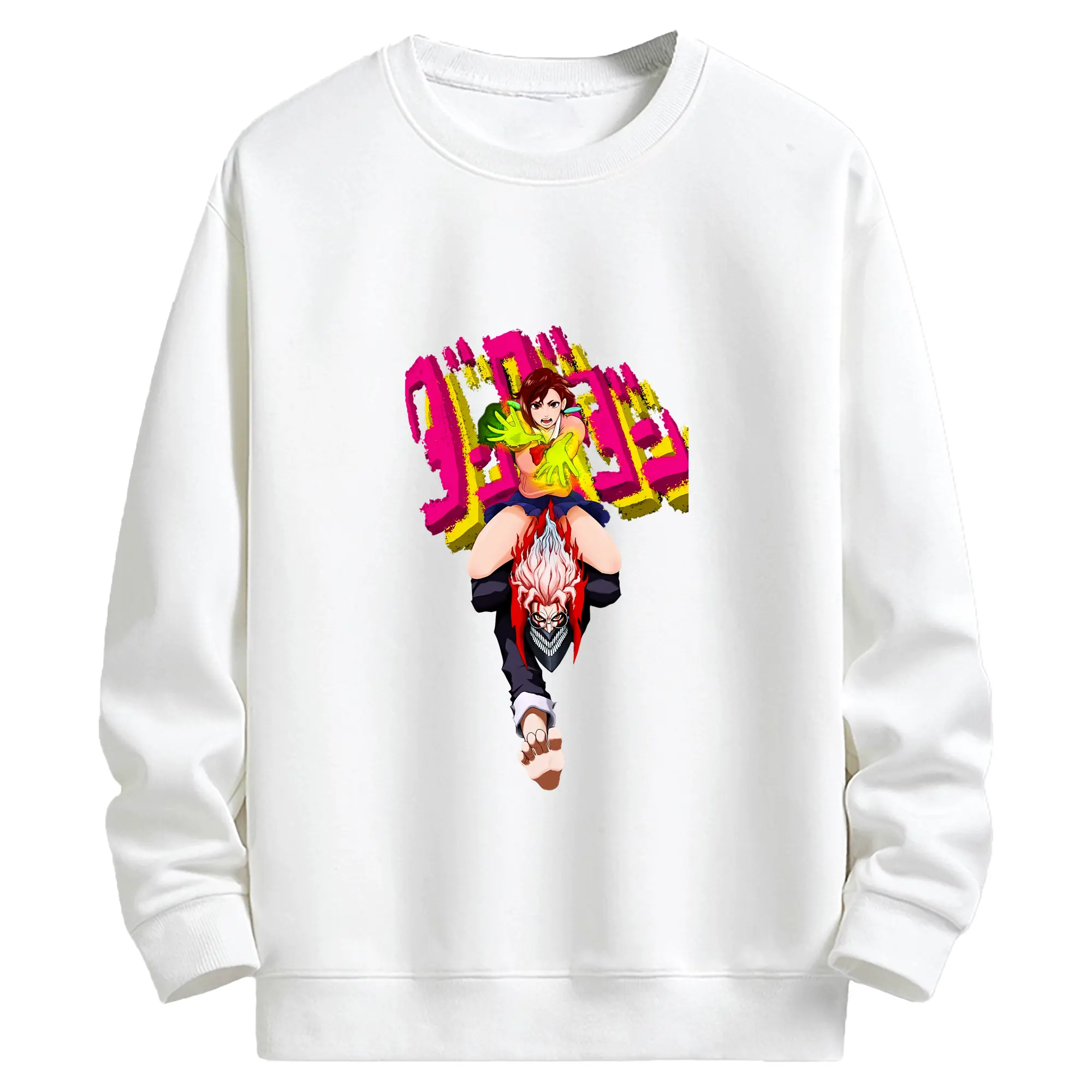 ダンダダン グッズ,綾瀬桃 - キッズ クルーネックスウェットシャツ ・ フロントプリント ・ 綿80％ ポリエステル20％ ・ 快適 通学 スポーツ 日常使い お散歩用